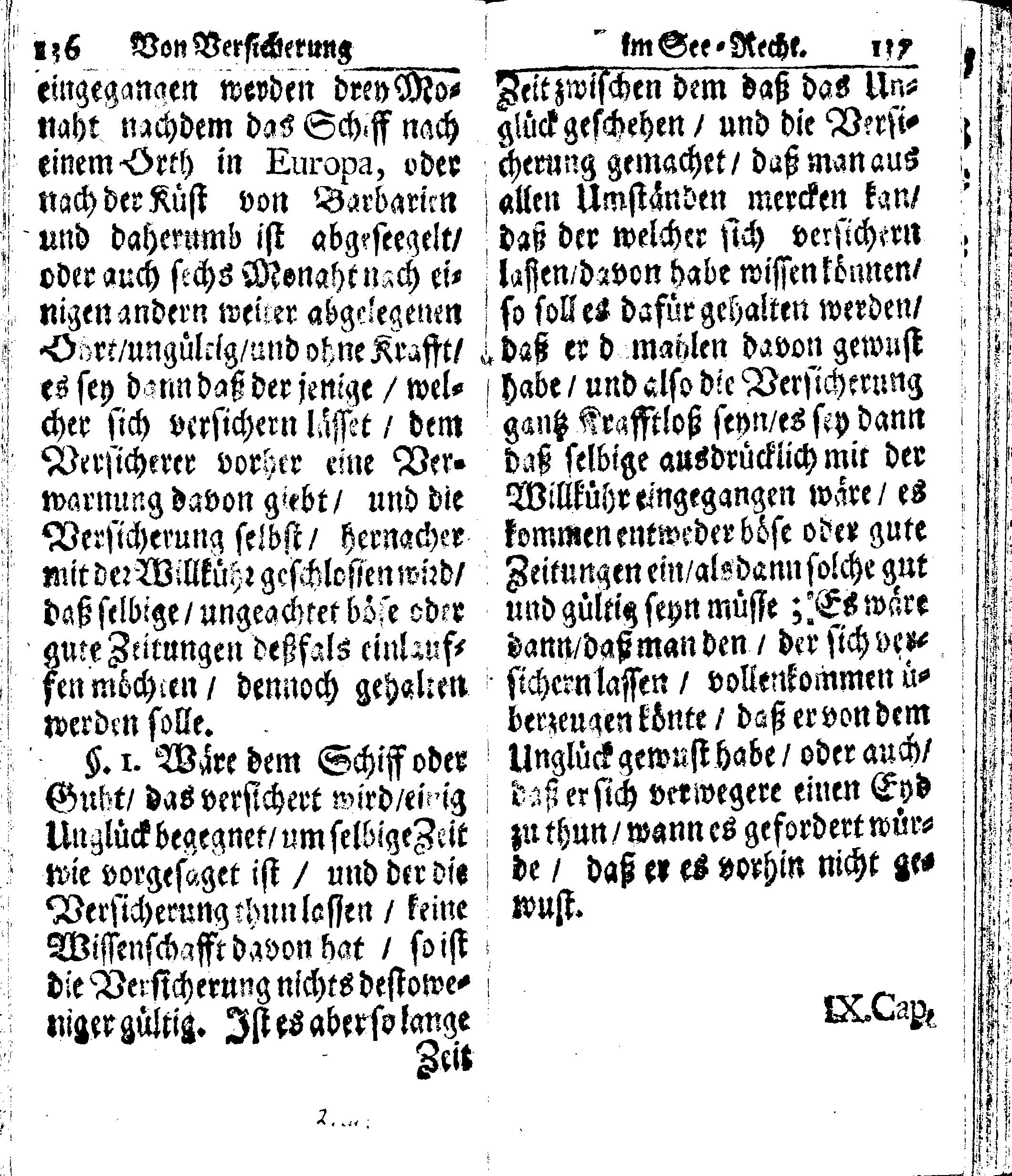 Der reiche Schweden See-Recht Welches von dem Großmächtigsten Könige und Herrn, Hn. CARL dem Eilfften, Der Schwedn, Gothen und Wenden Könige, [etc.] [etc.] [etc.] Im Jahr nach Christi Gebuhrt, 1667. ist verordnet worden. In Teutscher Sprache Ao.1670. in Wißmar gedruckt. Nunmehro aber auffs neue mit Fleiß übersehen, und verbessert, Auch mit vielen nach der Zeit ausgegangenen Königl. Schwedischen Verordnungen, denn Kauff-Leuten, Schiffern, Reedern, bey der See-Fahrt, zur Nachricht, vermehret, Und nach vieler Verlangen in kleinerem Format neu auffgelegt worden