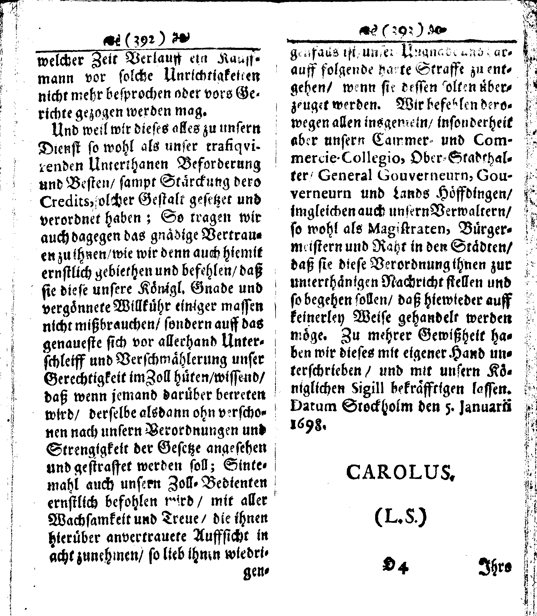 Der reiche Schweden See-Recht Welches von dem Großmächtigsten Könige und Herrn, Hn. CARL dem Eilfften, Der Schwedn, Gothen und Wenden Könige, [etc.] [etc.] [etc.] Im Jahr nach Christi Gebuhrt, 1667. ist verordnet worden. In Teutscher Sprache Ao.1670. in Wißmar gedruckt. Nunmehro aber auffs neue mit Fleiß übersehen, und verbessert, Auch mit vielen nach der Zeit ausgegangenen Königl. Schwedischen Verordnungen, denn Kauff-Leuten, Schiffern, Reedern, bey der See-Fahrt, zur Nachricht, vermehret, Und nach vieler Verlangen in kleinerem Format neu auffgelegt worden