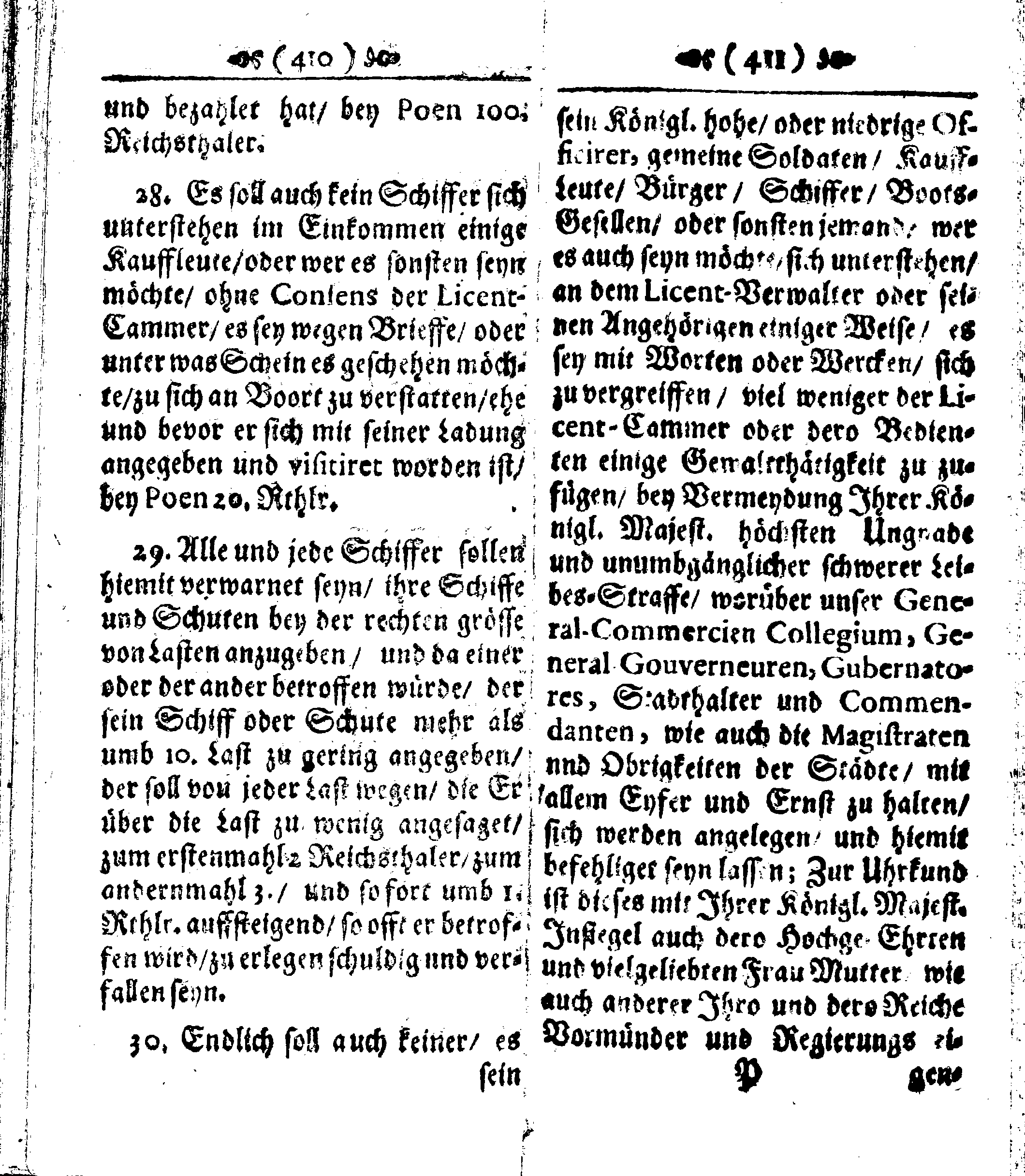 Der reiche Schweden See-Recht Welches von dem Großmächtigsten Könige und Herrn, Hn. CARL dem Eilfften, Der Schwedn, Gothen und Wenden Könige, [etc.] [etc.] [etc.] Im Jahr nach Christi Gebuhrt, 1667. ist verordnet worden. In Teutscher Sprache Ao.1670. in Wißmar gedruckt. Nunmehro aber auffs neue mit Fleiß übersehen, und verbessert, Auch mit vielen nach der Zeit ausgegangenen Königl. Schwedischen Verordnungen, denn Kauff-Leuten, Schiffern, Reedern, bey der See-Fahrt, zur Nachricht, vermehret, Und nach vieler Verlangen in kleinerem Format neu auffgelegt worden