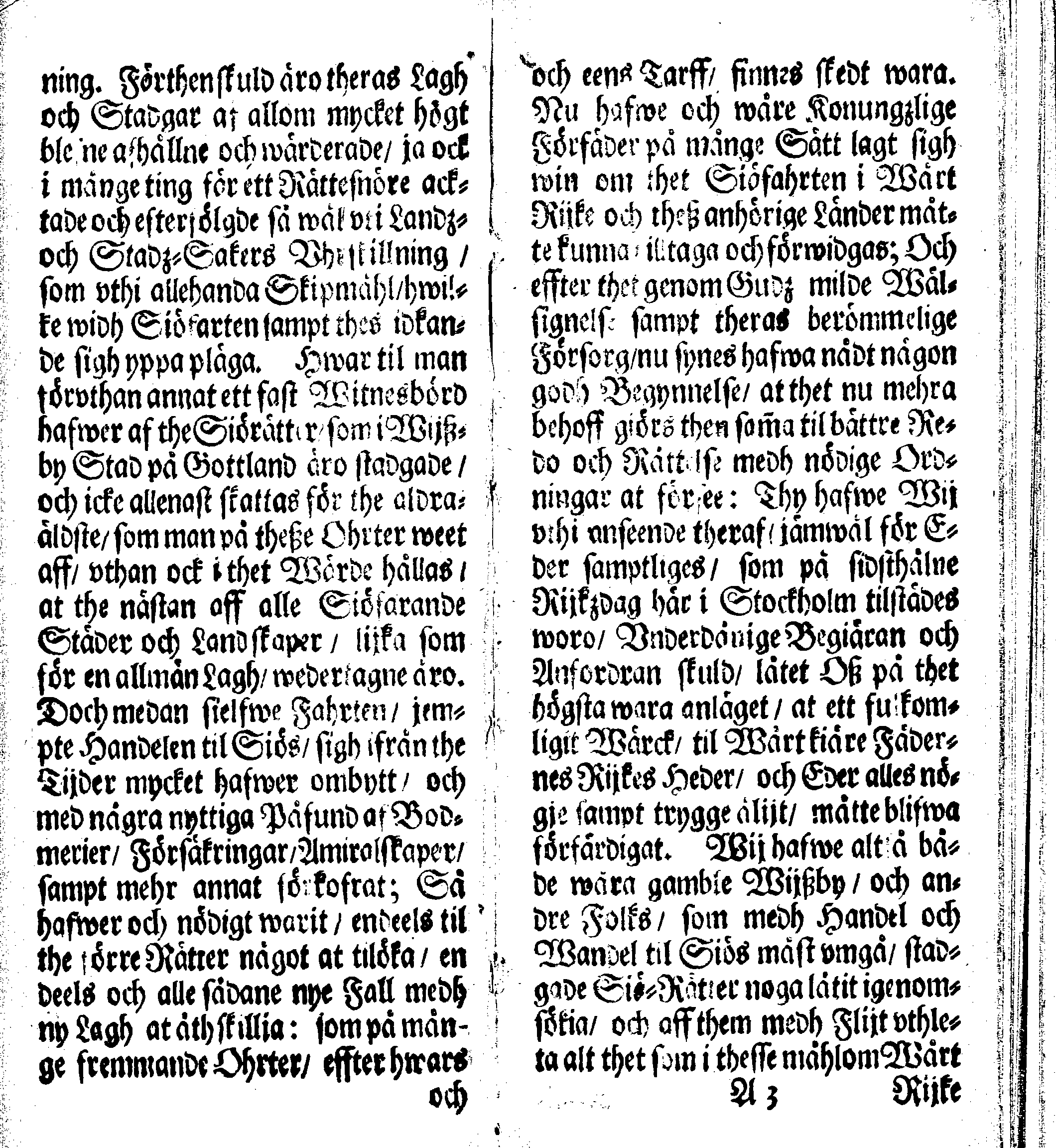 Siö-Lagh: Som Then Stoormächtigste Konung och Herre Her CARL then Elffte, Sweriges, Göthes och Wändes Konung, [etc.] Åhr 1667 hafwer låtit författa, Af Trycket utgå och Publicera. Nu effter mångens Begäran i mindre Format, af nyo omtryckt, Med Förökning af åtskillige Kongl. May:tz Stadgar och Förordningar. Angående Alt hwad Kiöpman, Redare, Skippare och Lodzmän, wid Skip-Farten; for In- och Utgående, böra i Acht taga