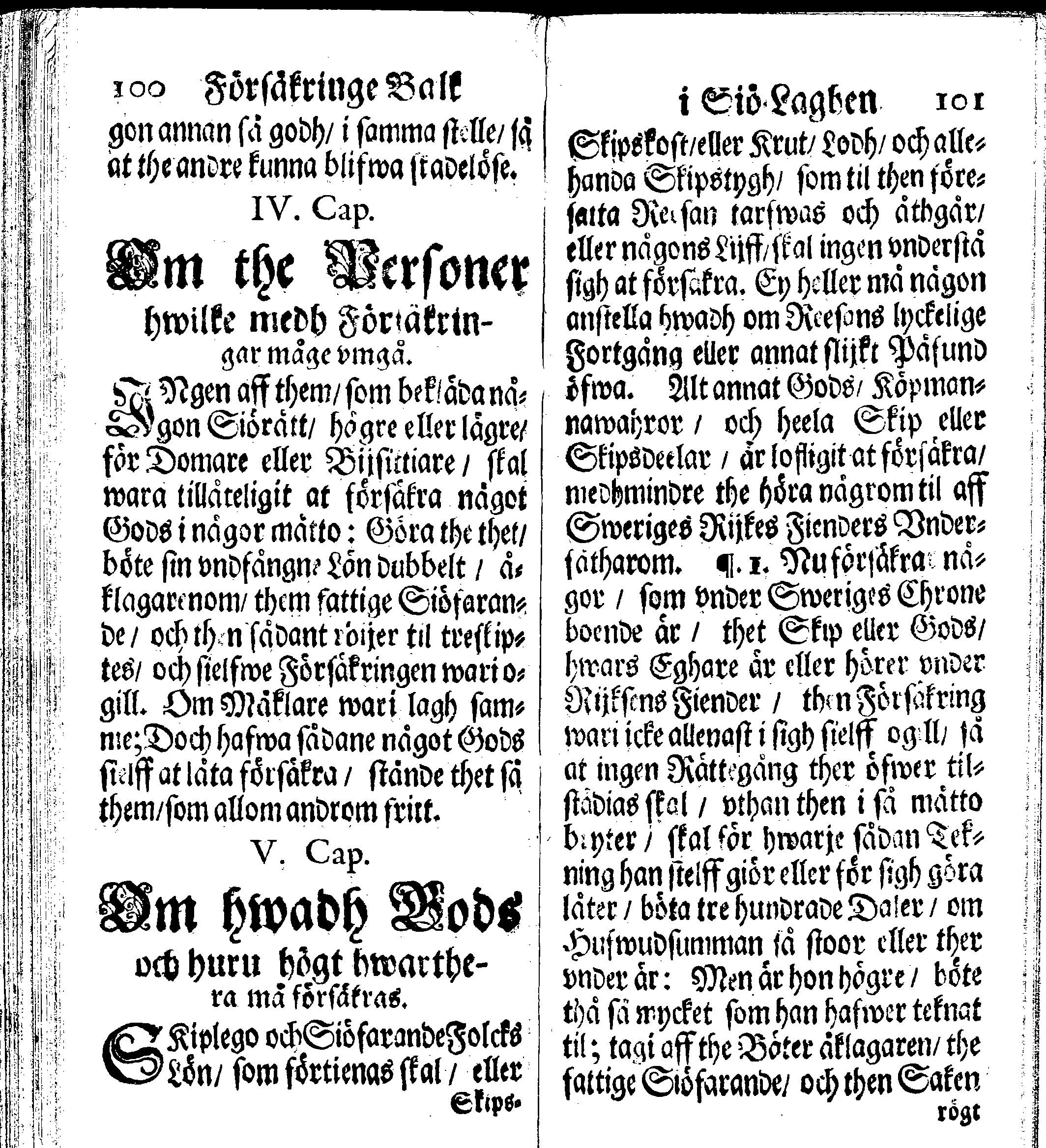 Siö-Lagh: Som Then Stoormächtigste Konung och Herre Her CARL then Elffte, Sweriges, Göthes och Wändes Konung, [etc.] Åhr 1667 hafwer låtit författa, Af Trycket utgå och Publicera. Nu effter mångens Begäran i mindre Format, af nyo omtryckt, Med Förökning af åtskillige Kongl. May:tz Stadgar och Förordningar. Angående Alt hwad Kiöpman, Redare, Skippare och Lodzmän, wid Skip-Farten; for In- och Utgående, böra i Acht taga