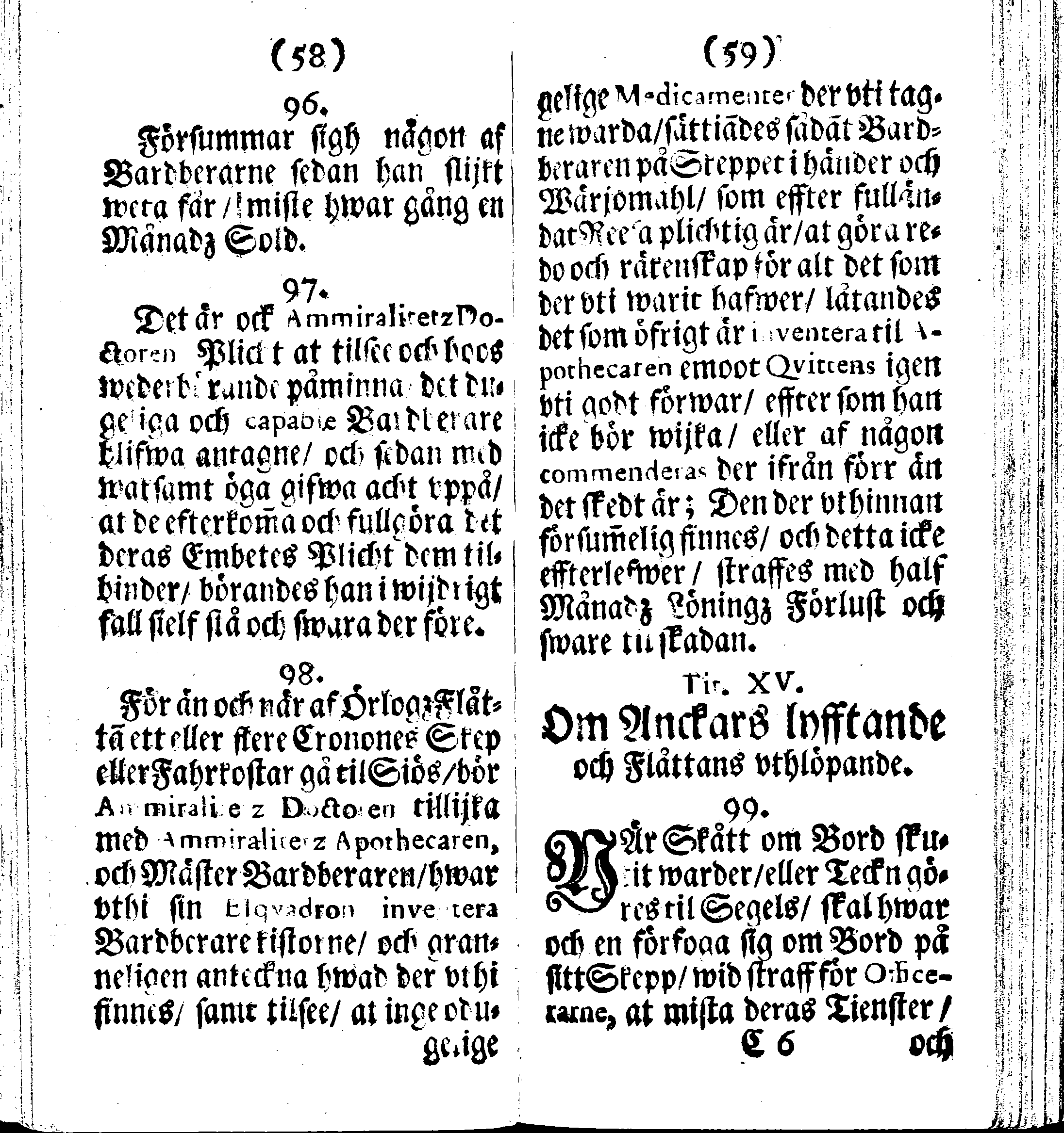 Siö-Lagh: Som Then Stoormächtigste Konung och Herre Her CARL then Elffte, Sweriges, Göthes och Wändes Konung, [etc.] Åhr 1667 hafwer låtit författa, Af Trycket utgå och Publicera. Nu effter mångens Begäran i mindre Format, af nyo omtryckt, Med Förökning af åtskillige Kongl. May:tz Stadgar och Förordningar. Angående Alt hwad Kiöpman, Redare, Skippare och Lodzmän, wid Skip-Farten; for In- och Utgående, böra i Acht taga