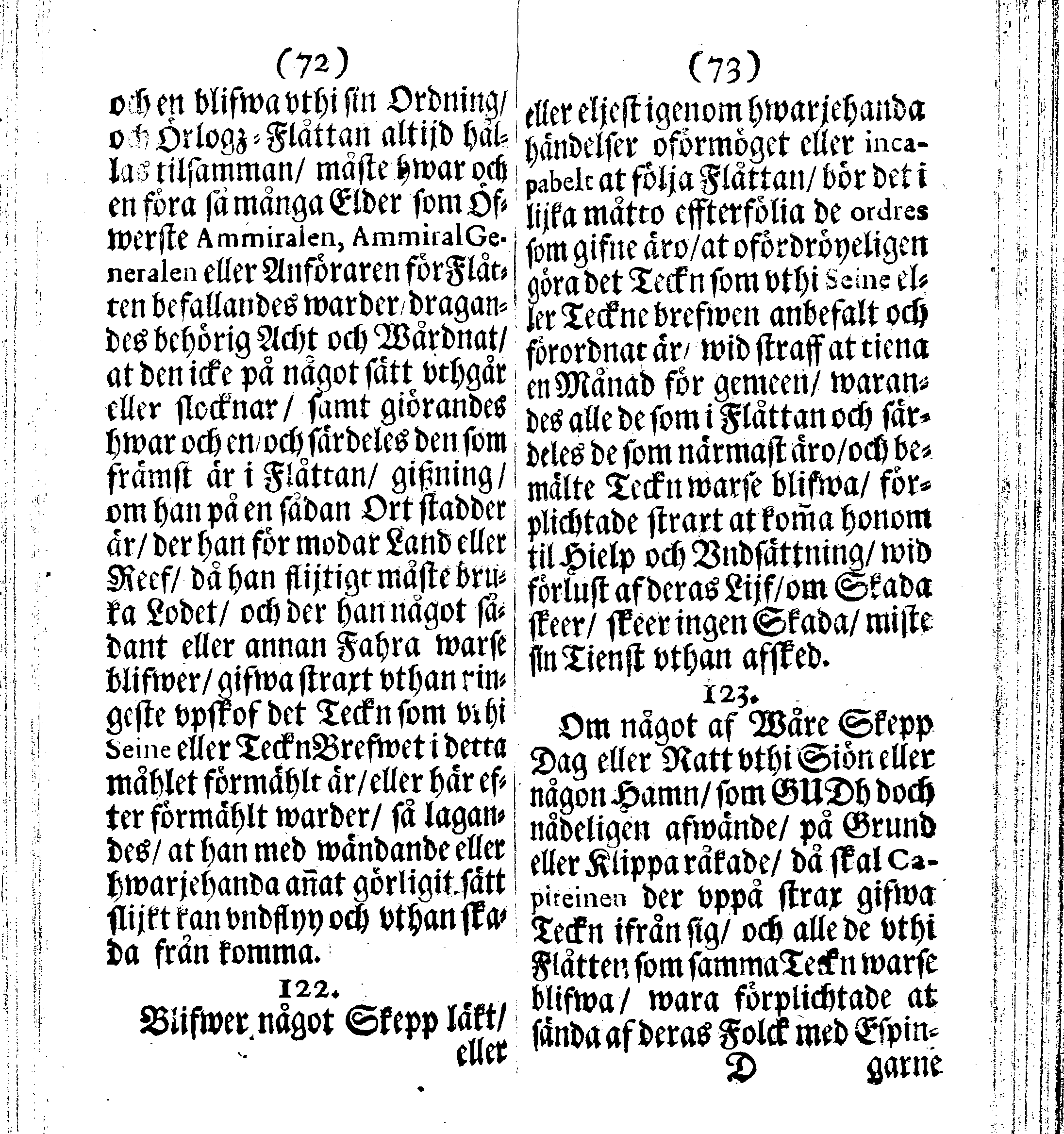 Siö-Lagh: Som Then Stoormächtigste Konung och Herre Her CARL then Elffte, Sweriges, Göthes och Wändes Konung, [etc.] Åhr 1667 hafwer låtit författa, Af Trycket utgå och Publicera. Nu effter mångens Begäran i mindre Format, af nyo omtryckt, Med Förökning af åtskillige Kongl. May:tz Stadgar och Förordningar. Angående Alt hwad Kiöpman, Redare, Skippare och Lodzmän, wid Skip-Farten; for In- och Utgående, böra i Acht taga