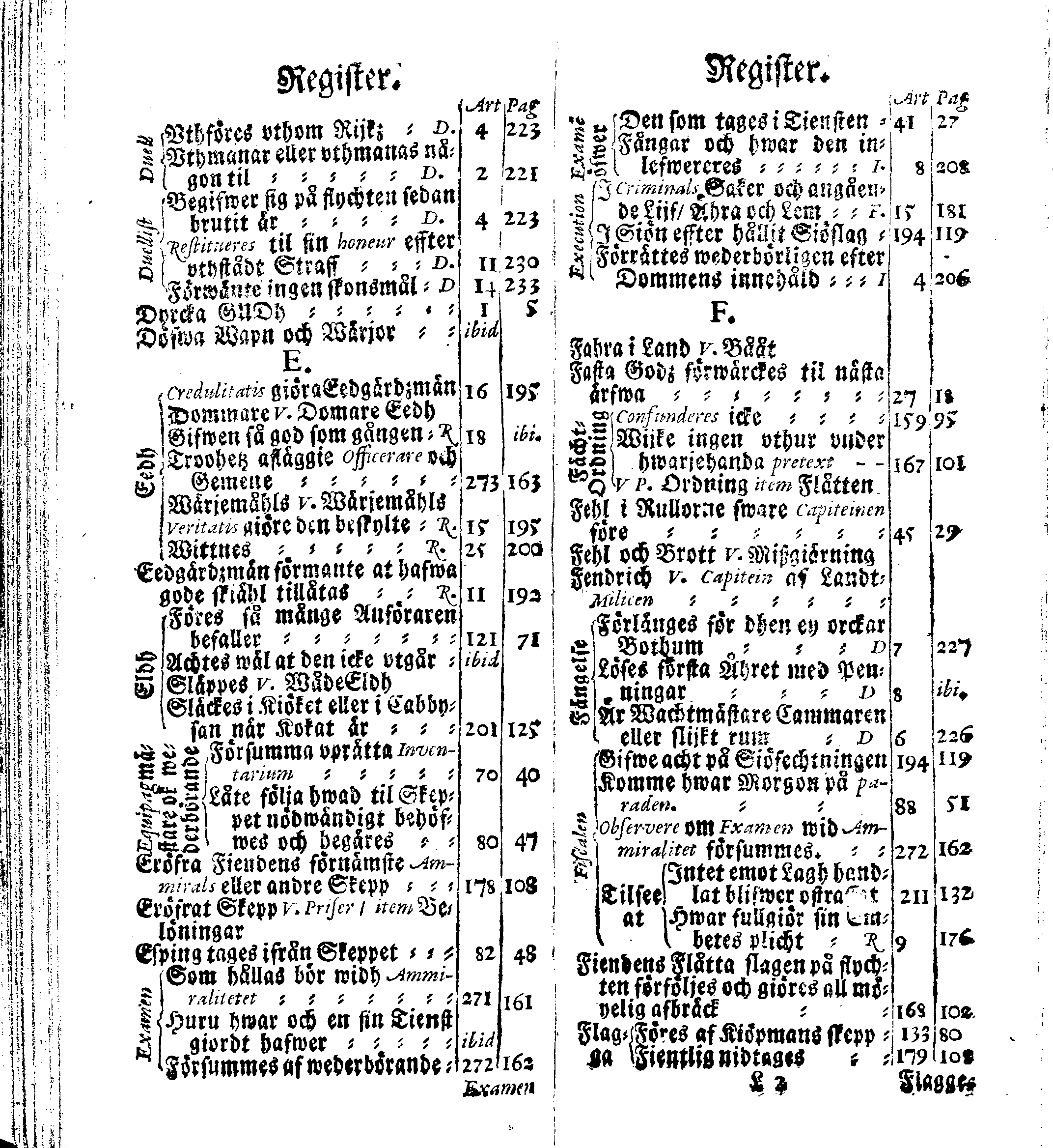 Siö-Lagh: Som Then Stoormächtigste Konung och Herre Her CARL then Elffte, Sweriges, Göthes och Wändes Konung, [etc.] Åhr 1667 hafwer låtit författa, Af Trycket utgå och Publicera. Nu effter mångens Begäran i mindre Format, af nyo omtryckt, Med Förökning af åtskillige Kongl. May:tz Stadgar och Förordningar. Angående Alt hwad Kiöpman, Redare, Skippare och Lodzmän, wid Skip-Farten; for In- och Utgående, böra i Acht taga