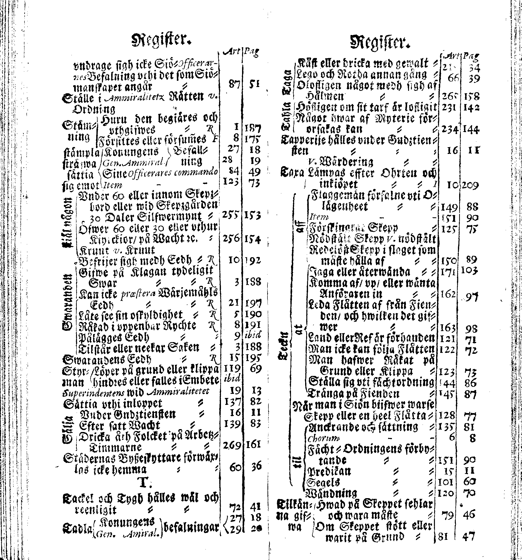 Siö-Lagh: Som Then Stoormächtigste Konung och Herre Her CARL then Elffte, Sweriges, Göthes och Wändes Konung, [etc.] Åhr 1667 hafwer låtit författa, Af Trycket utgå och Publicera. Nu effter mångens Begäran i mindre Format, af nyo omtryckt, Med Förökning af åtskillige Kongl. May:tz Stadgar och Förordningar. Angående Alt hwad Kiöpman, Redare, Skippare och Lodzmän, wid Skip-Farten; for In- och Utgående, böra i Acht taga
