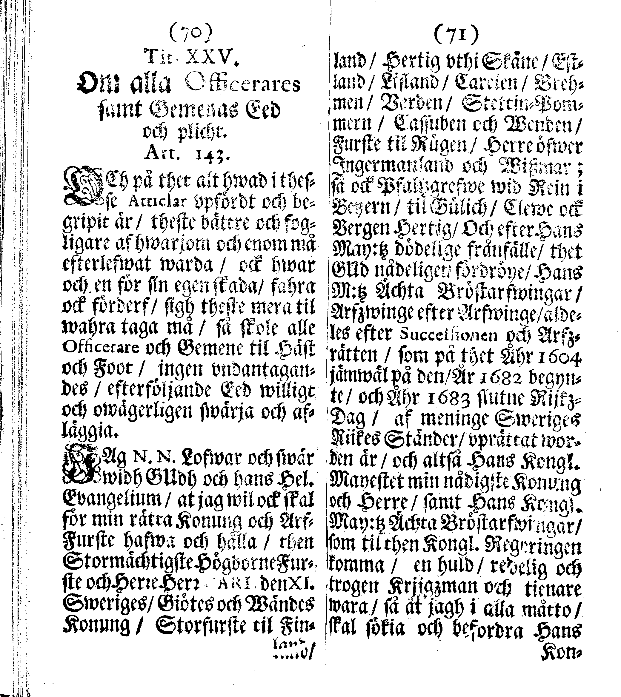 Siö-Lagh: Som Then Stoormächtigste Konung och Herre Her CARL then Elffte, Sweriges, Göthes och Wändes Konung, [etc.] Åhr 1667 hafwer låtit författa, Af Trycket utgå och Publicera. Nu effter mångens Begäran i mindre Format, af nyo omtryckt, Med Förökning af åtskillige Kongl. May:tz Stadgar och Förordningar. Angående Alt hwad Kiöpman, Redare, Skippare och Lodzmän, wid Skip-Farten; for In- och Utgående, böra i Acht taga