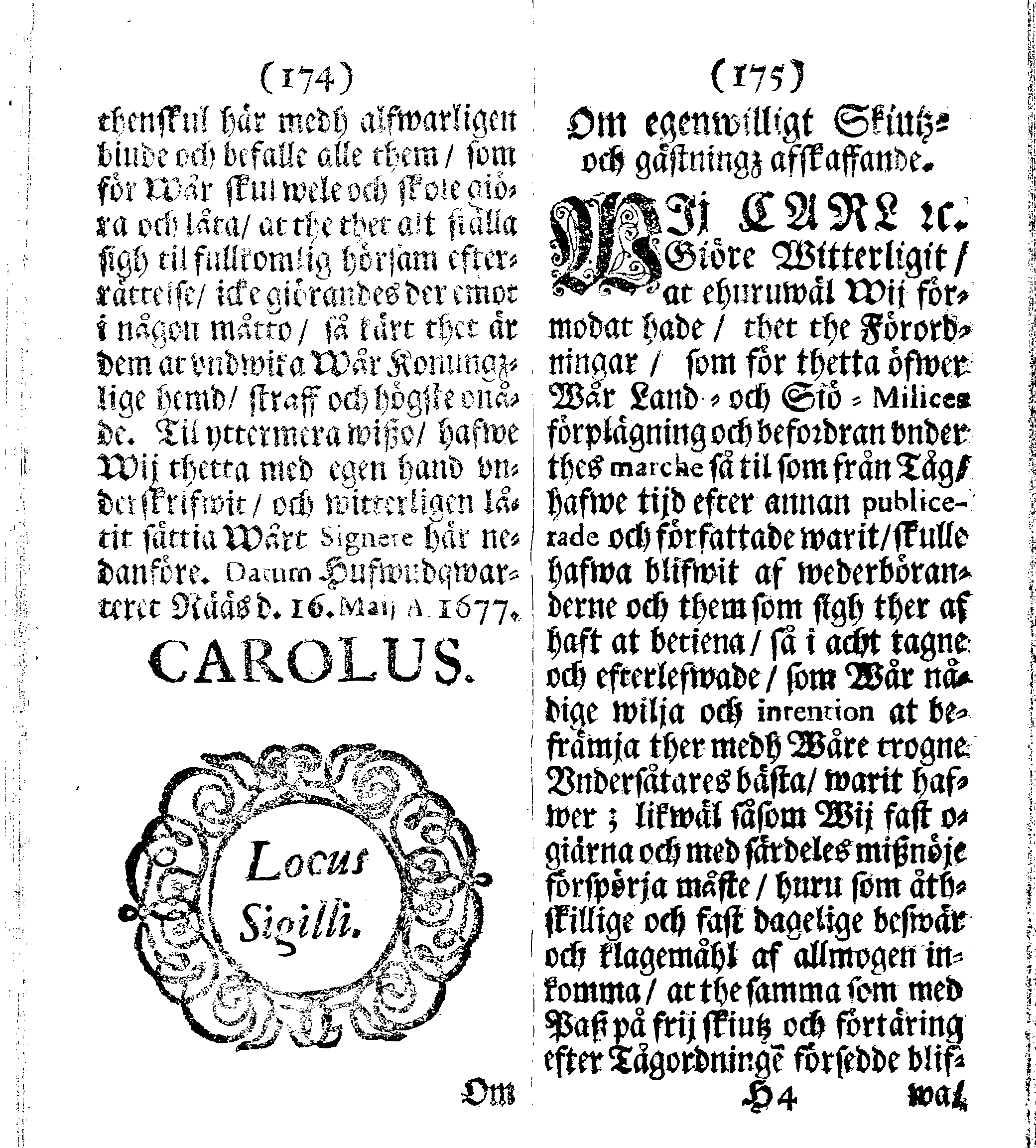 Siö-Lagh: Som Then Stoormächtigste Konung och Herre Her CARL then Elffte, Sweriges, Göthes och Wändes Konung, [etc.] Åhr 1667 hafwer låtit författa, Af Trycket utgå och Publicera. Nu effter mångens Begäran i mindre Format, af nyo omtryckt, Med Förökning af åtskillige Kongl. May:tz Stadgar och Förordningar. Angående Alt hwad Kiöpman, Redare, Skippare och Lodzmän, wid Skip-Farten; for In- och Utgående, böra i Acht taga