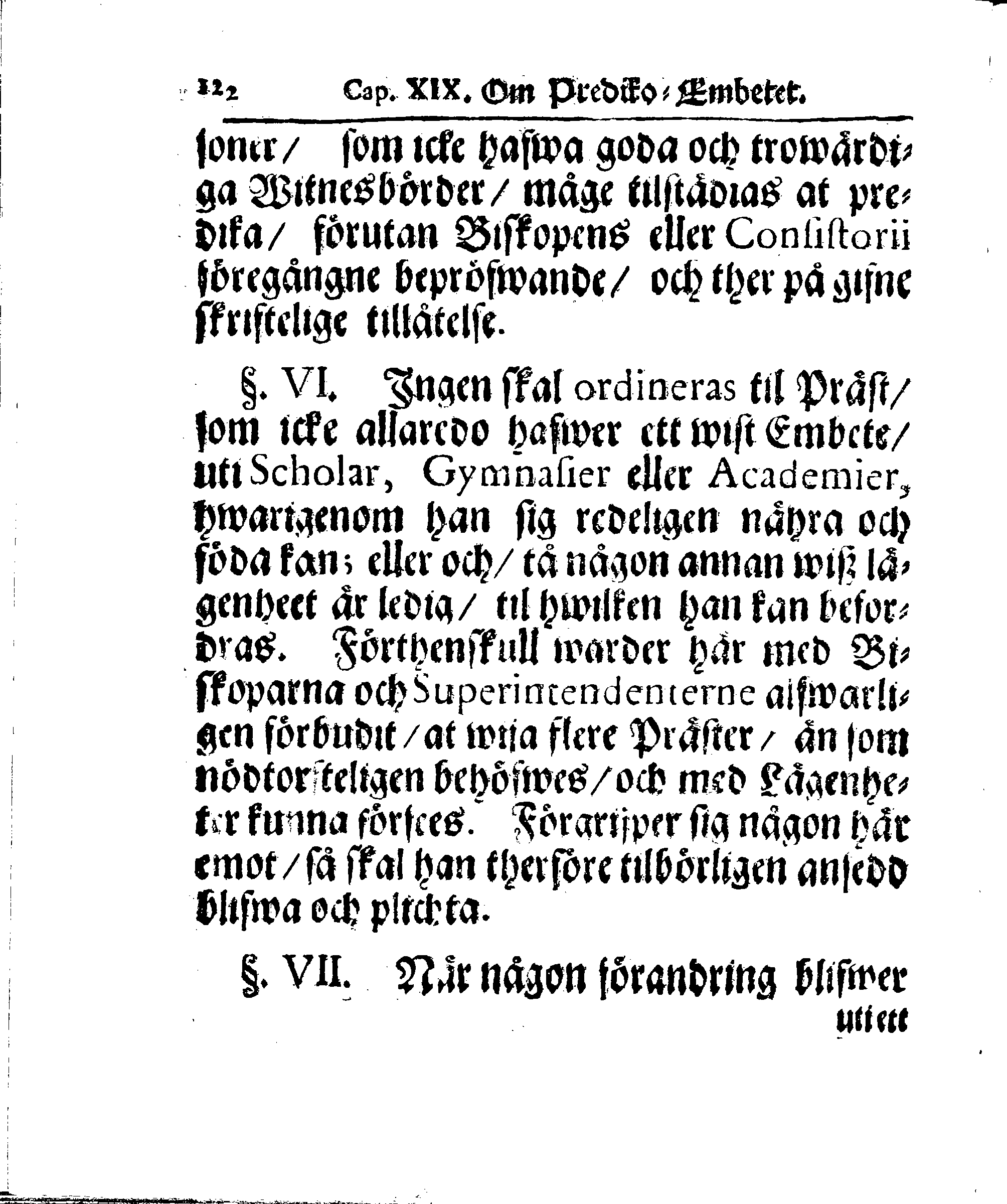Kyrkio-Lag och Ordning, som then Stormächtigste Konung och Herre, Herr CARL then Elofte, Sweriges, Göthes och Wändes Konung, [etc.] Åhr 1686. hafwer låtit försatta, och Åhr 1687. af Trycket utgå och publicera. Jemte ther til hörige Stadgar