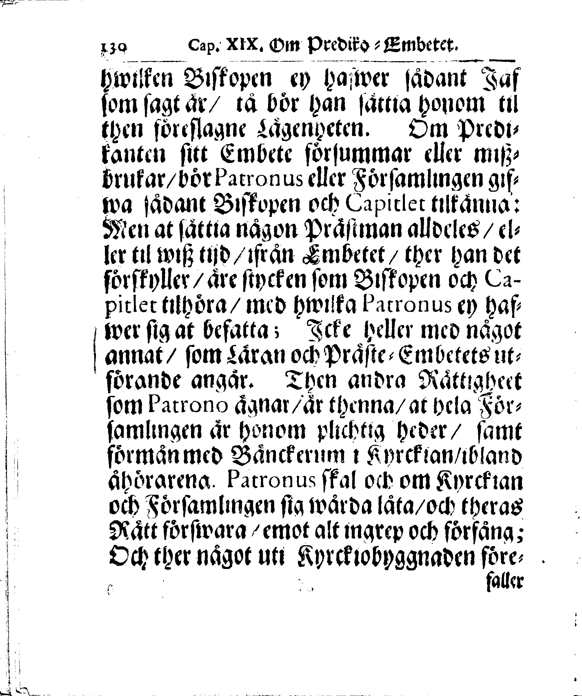Kyrkio-Lag och Ordning, som then Stormächtigste Konung och Herre, Herr CARL then Elofte, Sweriges, Göthes och Wändes Konung, [etc.] Åhr 1686. hafwer låtit försatta, och Åhr 1687. af Trycket utgå och publicera. Jemte ther til hörige Stadgar