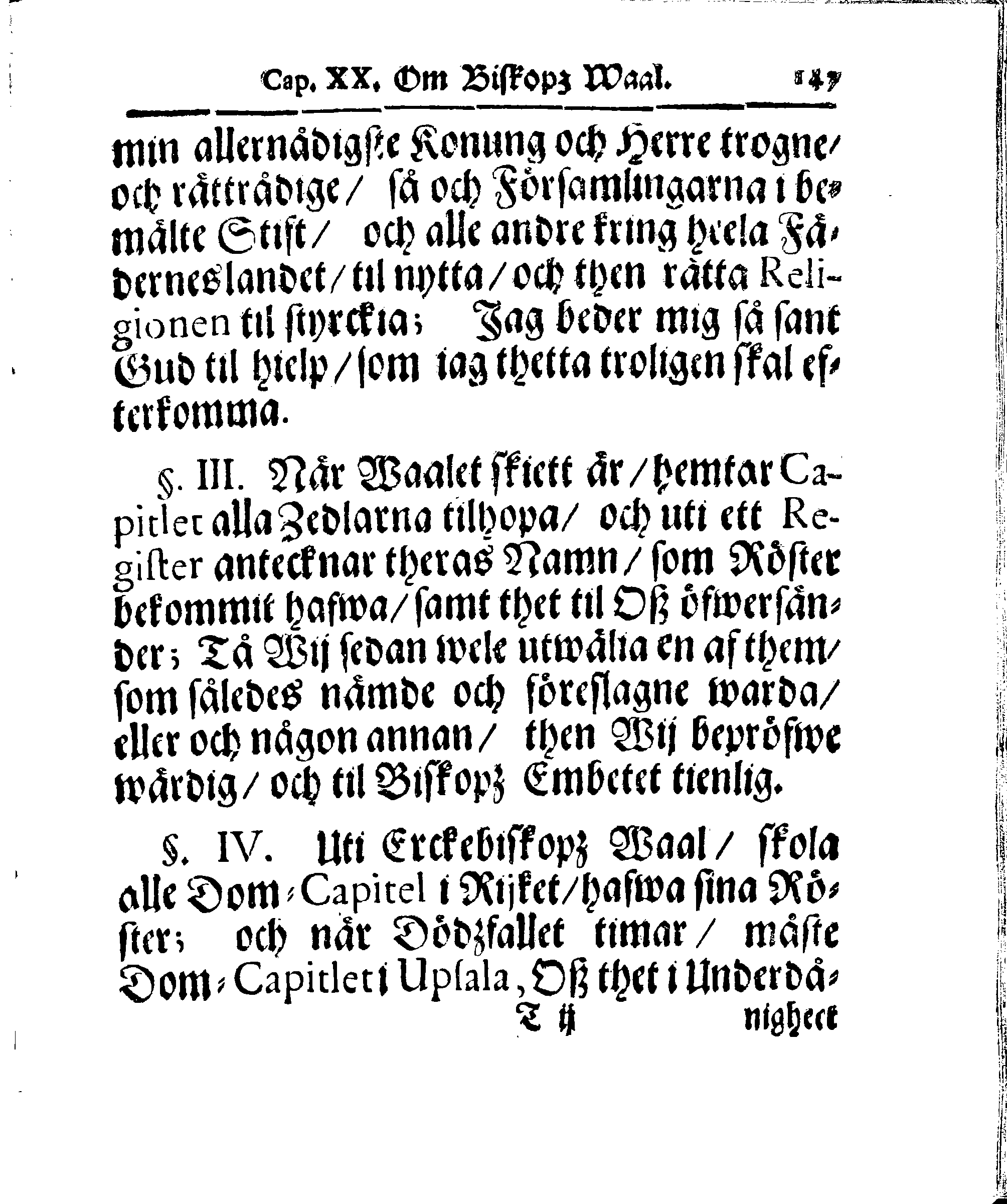 Kyrkio-Lag och Ordning, som then Stormächtigste Konung och Herre, Herr CARL then Elofte, Sweriges, Göthes och Wändes Konung, [etc.] Åhr 1686. hafwer låtit försatta, och Åhr 1687. af Trycket utgå och publicera. Jemte ther til hörige Stadgar