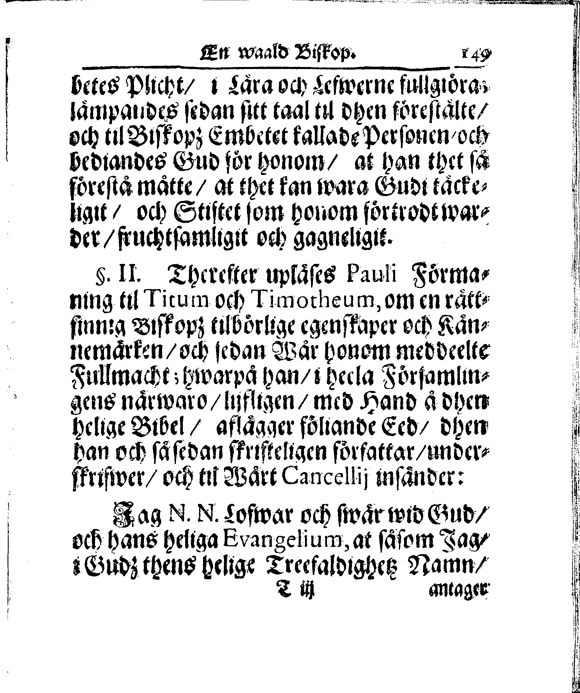 Kyrkio-Lag och Ordning, som then Stormächtigste Konung och Herre, Herr CARL then Elofte, Sweriges, Göthes och Wändes Konung, [etc.] Åhr 1686. hafwer låtit försatta, och Åhr 1687. af Trycket utgå och publicera. Jemte ther til hörige Stadgar