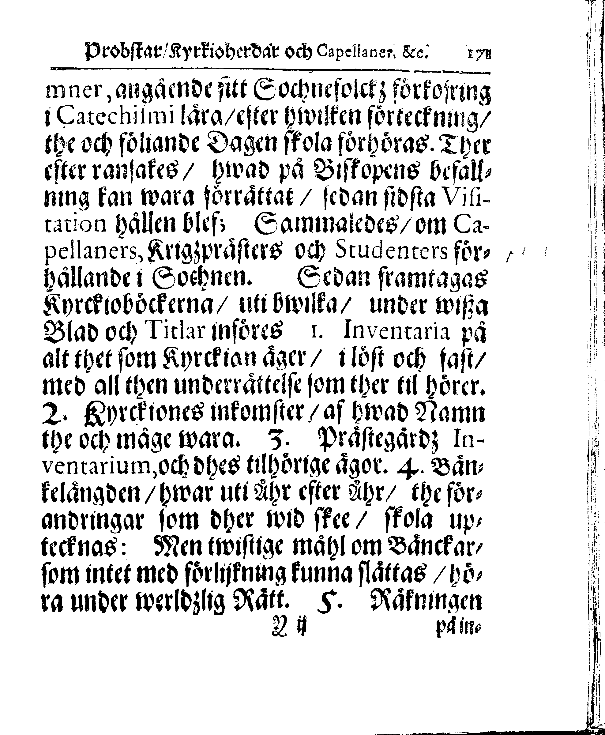 Kyrkio-Lag och Ordning, som then Stormächtigste Konung och Herre, Herr CARL then Elofte, Sweriges, Göthes och Wändes Konung, [etc.] Åhr 1686. hafwer låtit försatta, och Åhr 1687. af Trycket utgå och publicera. Jemte ther til hörige Stadgar