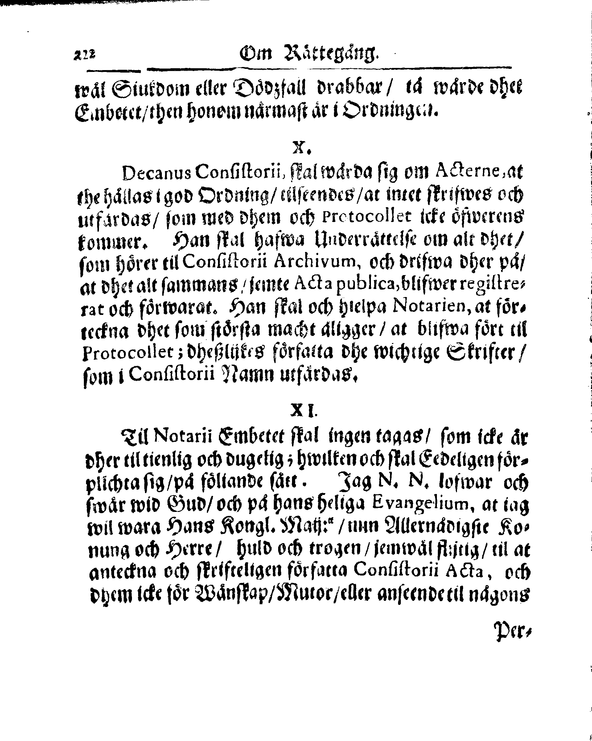 Kyrkio-Lag och Ordning, som then Stormächtigste Konung och Herre, Herr CARL then Elofte, Sweriges, Göthes och Wändes Konung, [etc.] Åhr 1686. hafwer låtit försatta, och Åhr 1687. af Trycket utgå och publicera. Jemte ther til hörige Stadgar