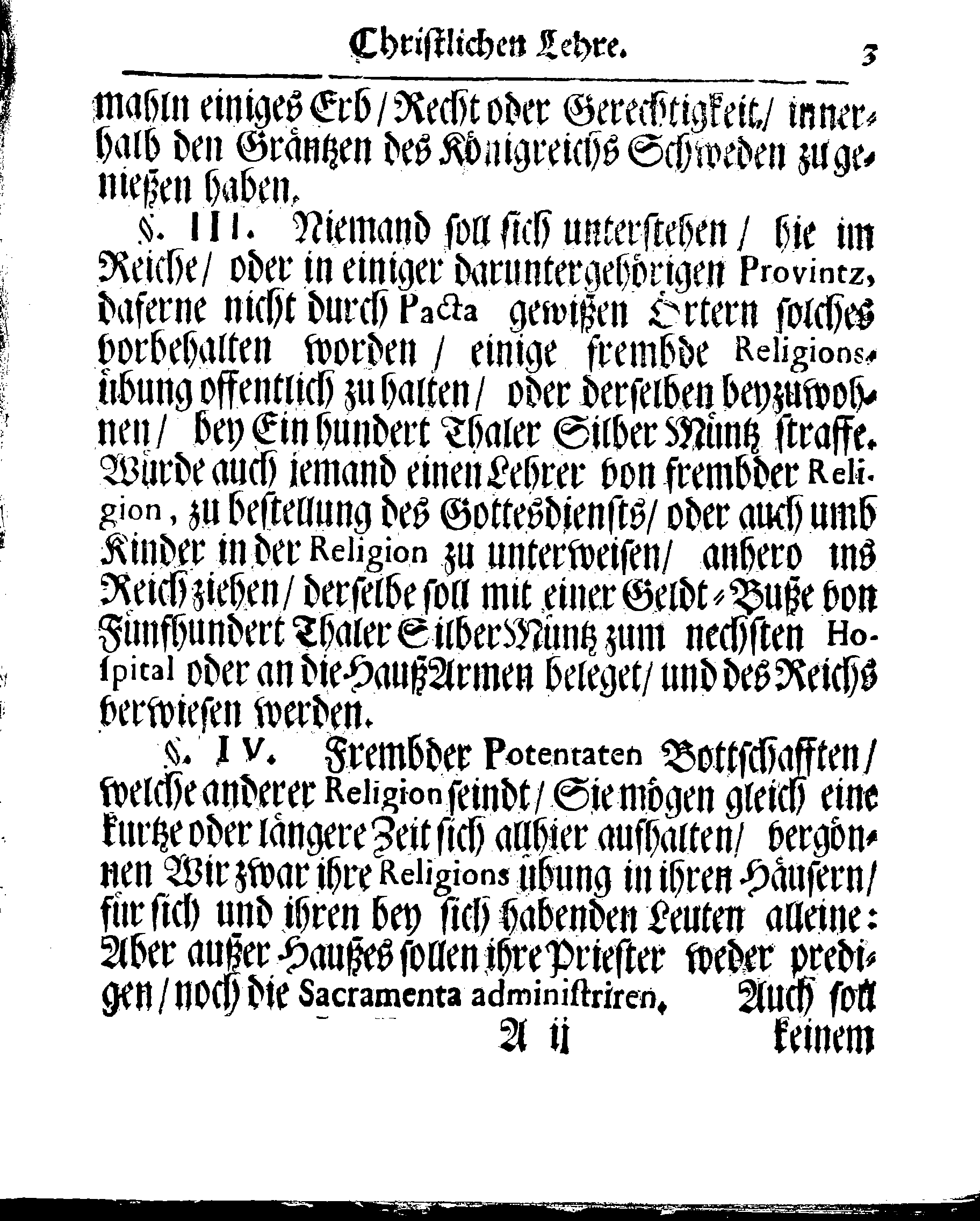 Kirchen-Gesetz und Ordnung, So der Großmächtigste König und Herr, Herr CARL, der Eilffte, Der Schweden, Gothen und Wenden König, [etc.] Im Jahr 1686 hat verfassen und Im Jahr 1687 im Druck außgehen und publiciren lassen. Mit denen dazu gehörigen Verordnungen.