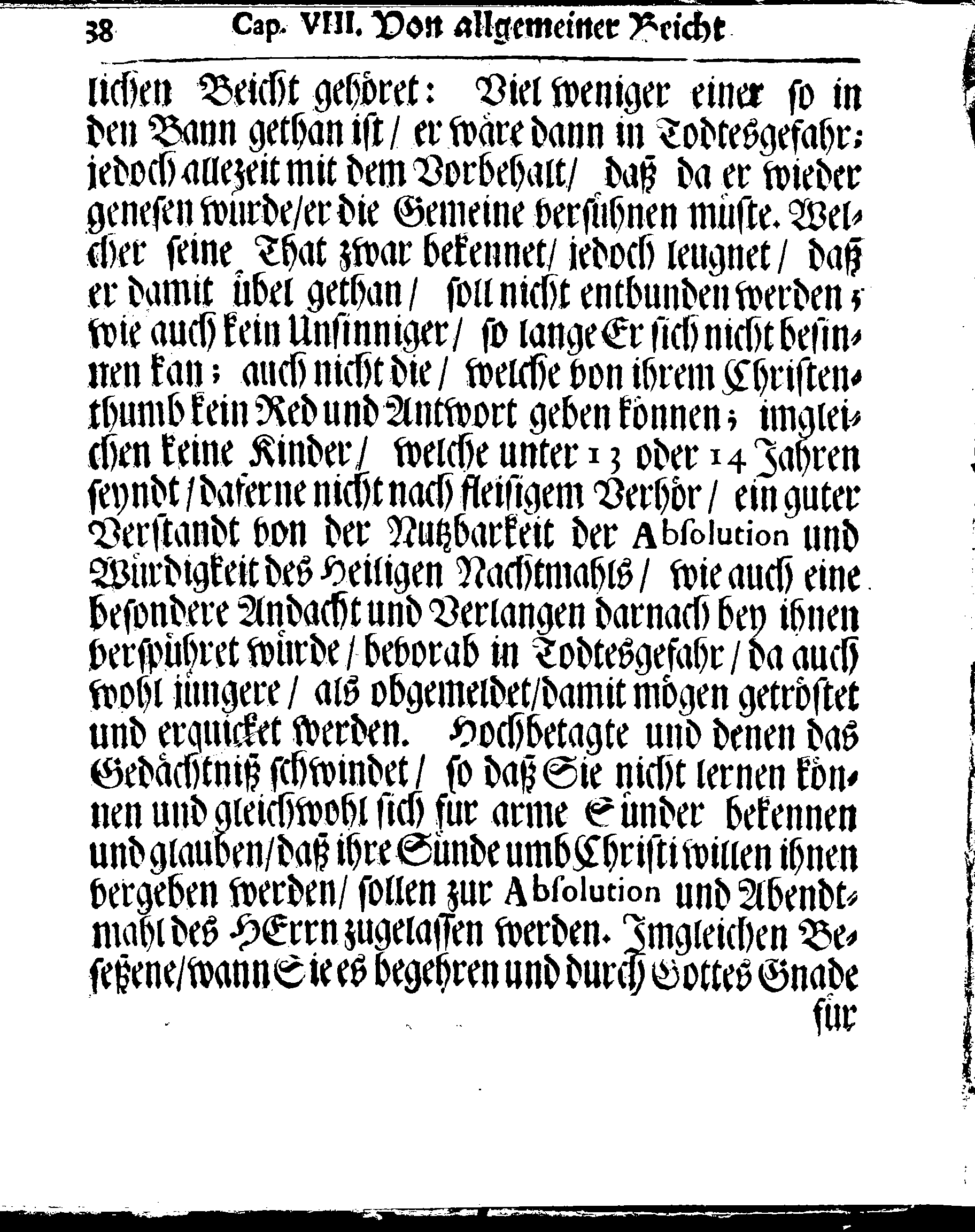 Kirchen-Gesetz und Ordnung, So der Großmächtigste König und Herr, Herr CARL, der Eilffte, Der Schweden, Gothen und Wenden König, [etc.] Im Jahr 1686 hat verfassen und Im Jahr 1687 im Druck außgehen und publiciren lassen. Mit denen dazu gehörigen Verordnungen.