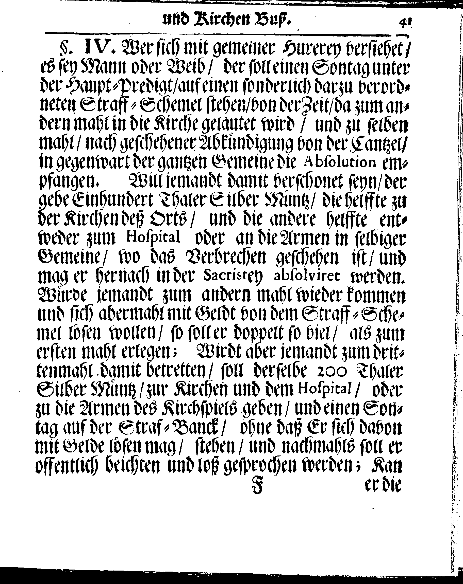 Kirchen-Gesetz und Ordnung, So der Großmächtigste König und Herr, Herr CARL, der Eilffte, Der Schweden, Gothen und Wenden König, [etc.] Im Jahr 1686 hat verfassen und Im Jahr 1687 im Druck außgehen und publiciren lassen. Mit denen dazu gehörigen Verordnungen.