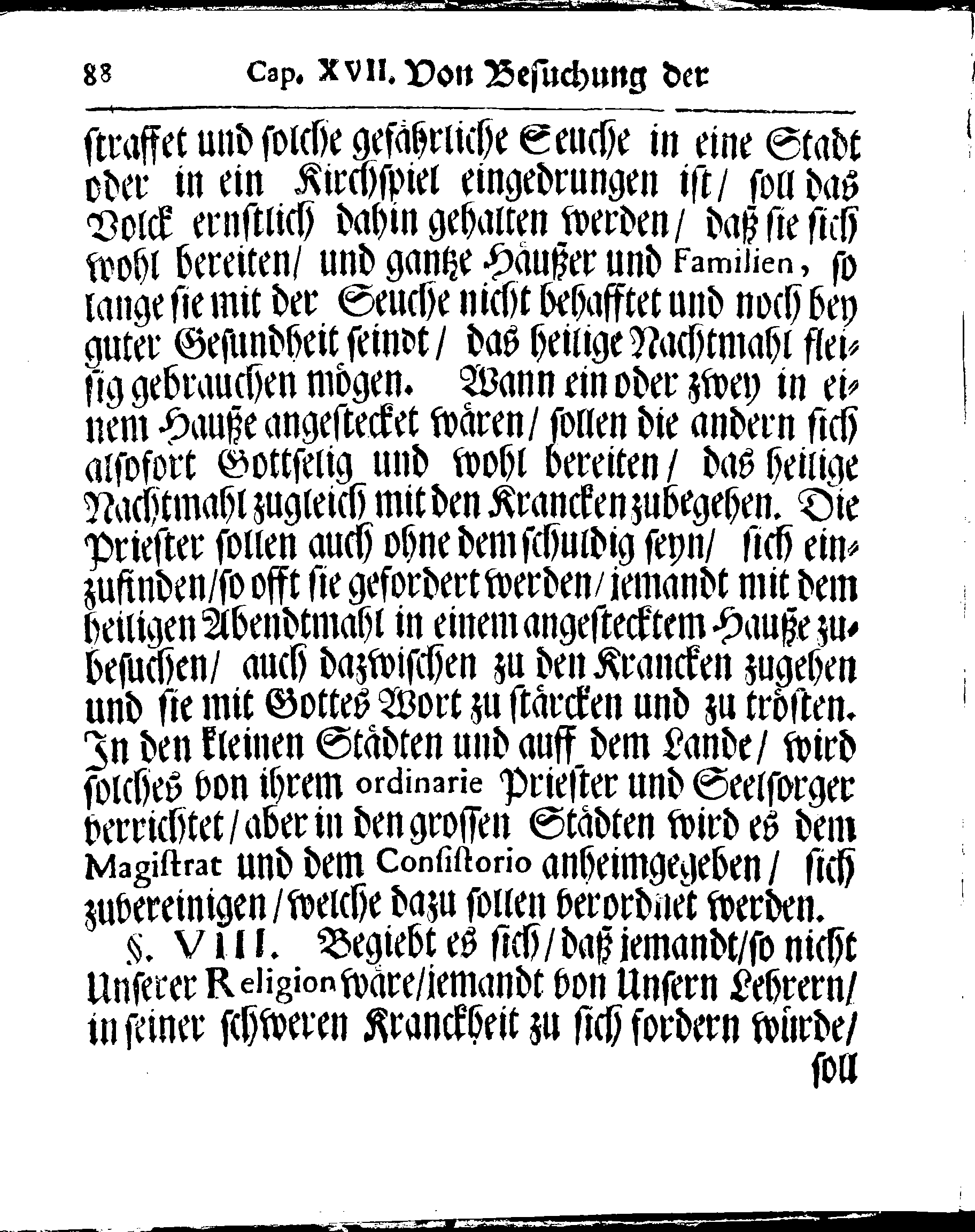 Kirchen-Gesetz und Ordnung, So der Großmächtigste König und Herr, Herr CARL, der Eilffte, Der Schweden, Gothen und Wenden König, [etc.] Im Jahr 1686 hat verfassen und Im Jahr 1687 im Druck außgehen und publiciren lassen. Mit denen dazu gehörigen Verordnungen.