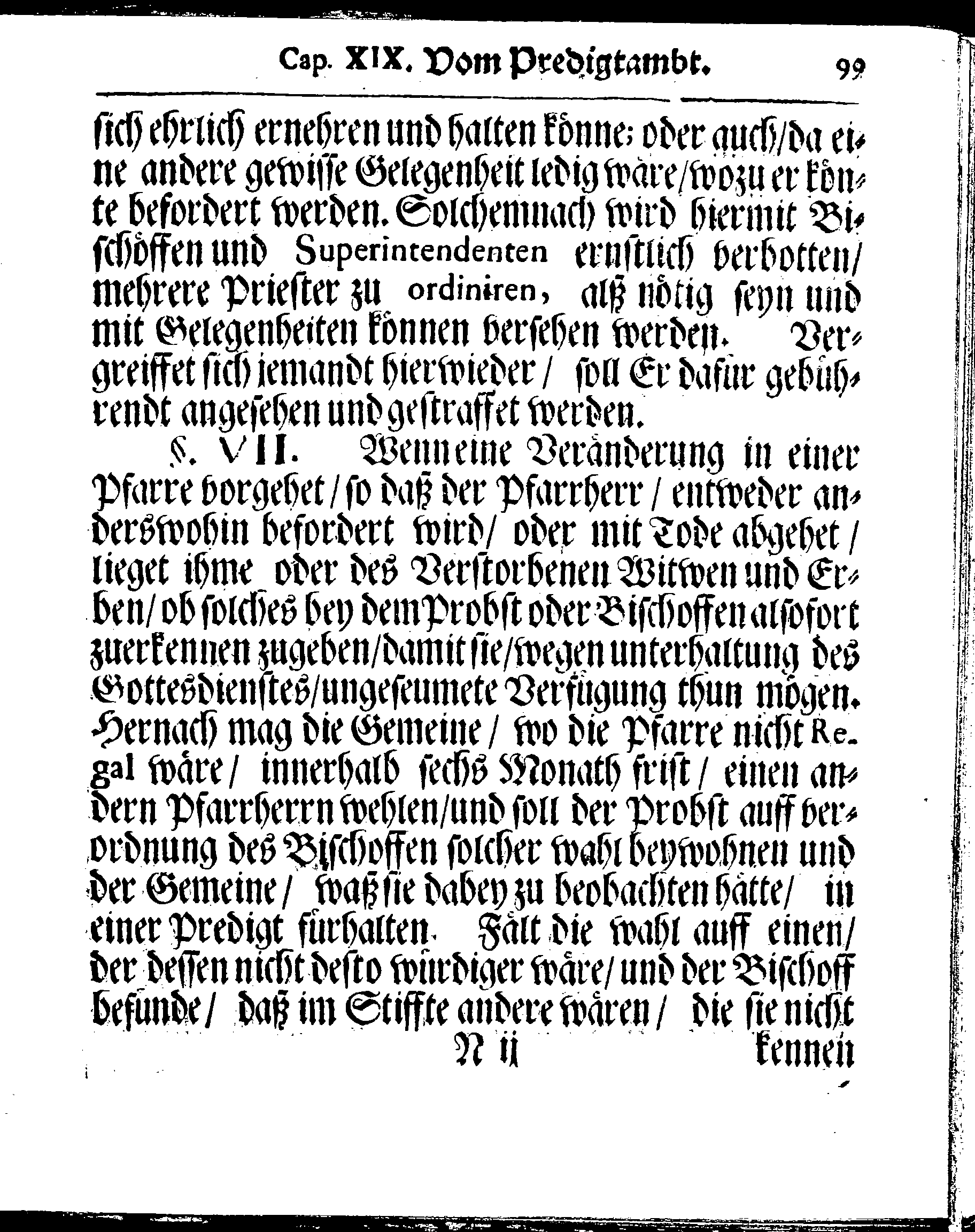 Kirchen-Gesetz und Ordnung, So der Großmächtigste König und Herr, Herr CARL, der Eilffte, Der Schweden, Gothen und Wenden König, [etc.] Im Jahr 1686 hat verfassen und Im Jahr 1687 im Druck außgehen und publiciren lassen. Mit denen dazu gehörigen Verordnungen.