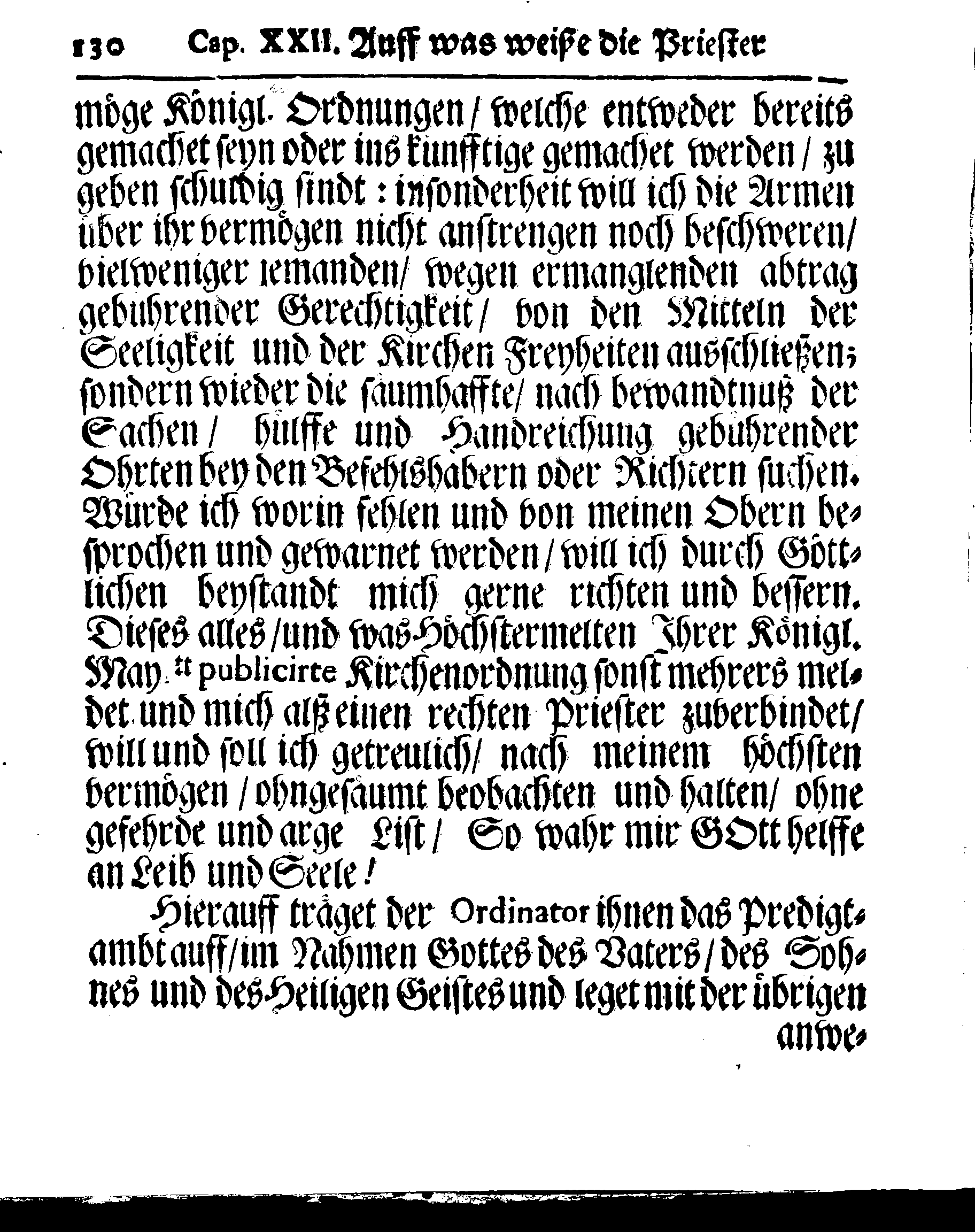 Kirchen-Gesetz und Ordnung, So der Großmächtigste König und Herr, Herr CARL, der Eilffte, Der Schweden, Gothen und Wenden König, [etc.] Im Jahr 1686 hat verfassen und Im Jahr 1687 im Druck außgehen und publiciren lassen. Mit denen dazu gehörigen Verordnungen.