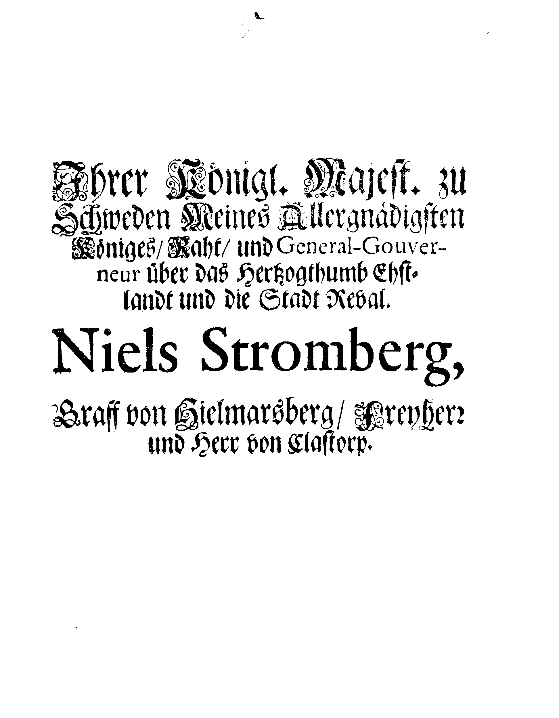 [Nils Strombergi korraldus]