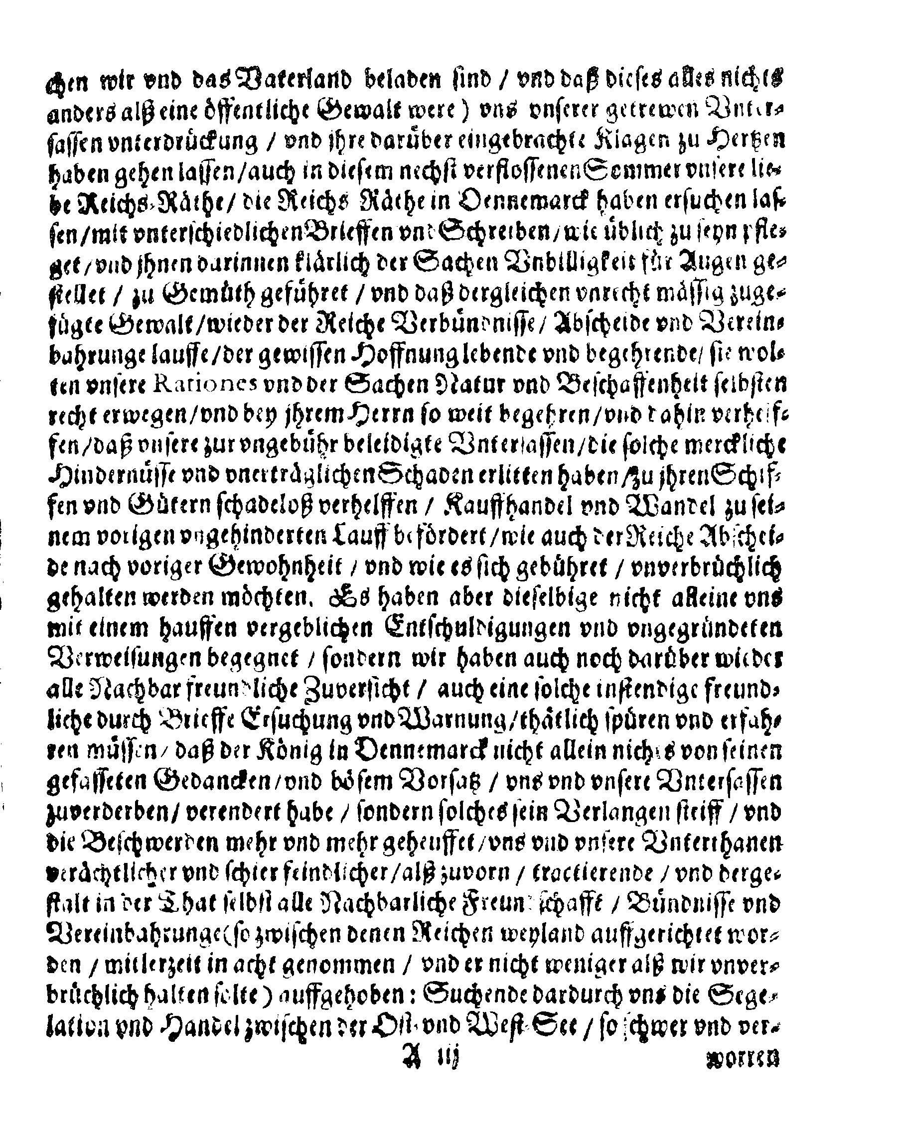 Patent Ihrer Königl. Mayst. zu Schweden, Darinnen die Ursachen kürtzlich angezeiget werden, warumb Sie mit den König in Dennemarck Krieg angefangen