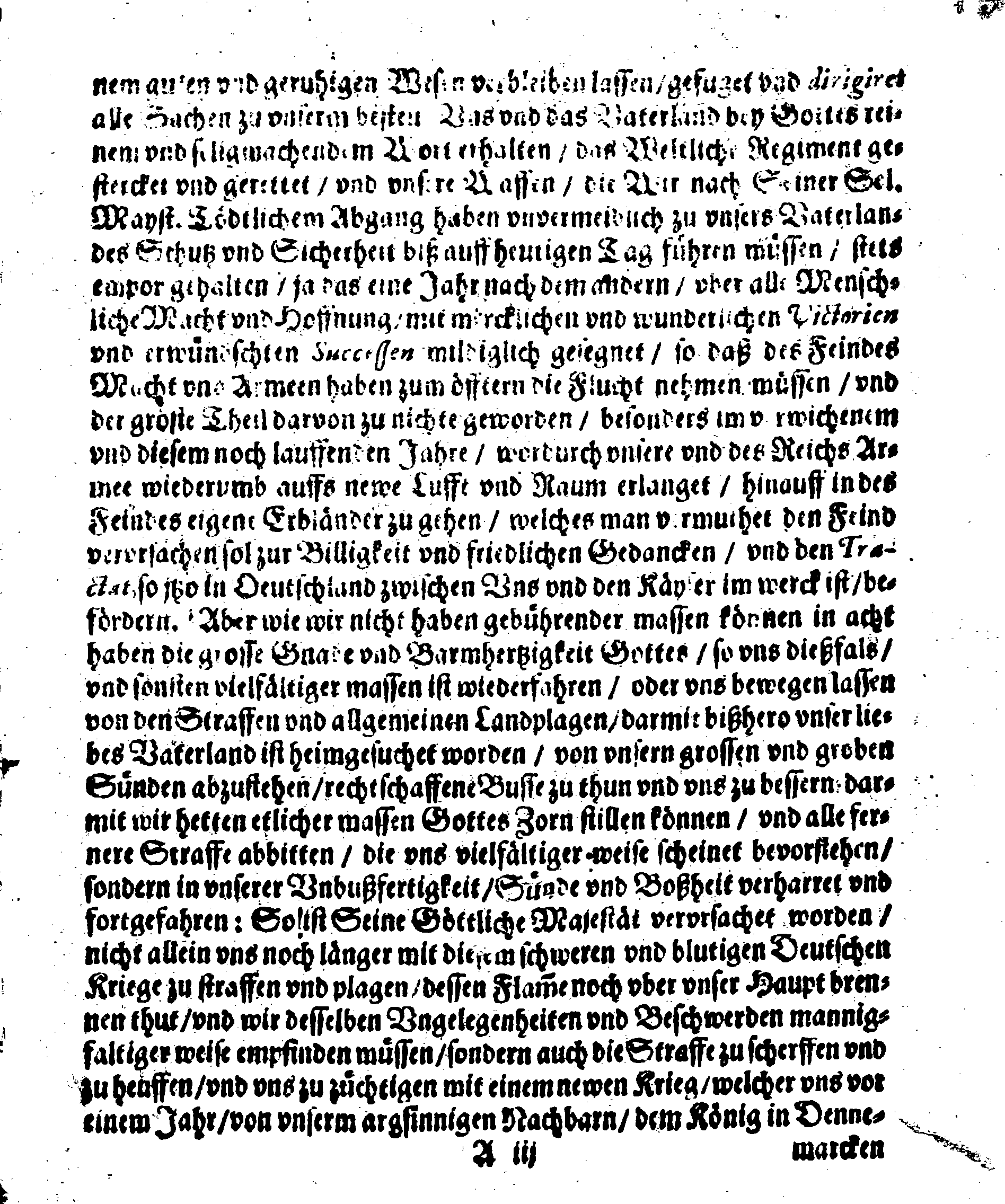Königl. Mayst. PLACAT Wegen Dreyer Allgemeinen Solenn-Faste- und Bet-Tagen, so im itztlauffenden Jahre anbefohlen seyn, uber gantz Schweden, GroßFürstenthum Finland, Ehistland, Lieff- und Ingermanland zu begehen und halten