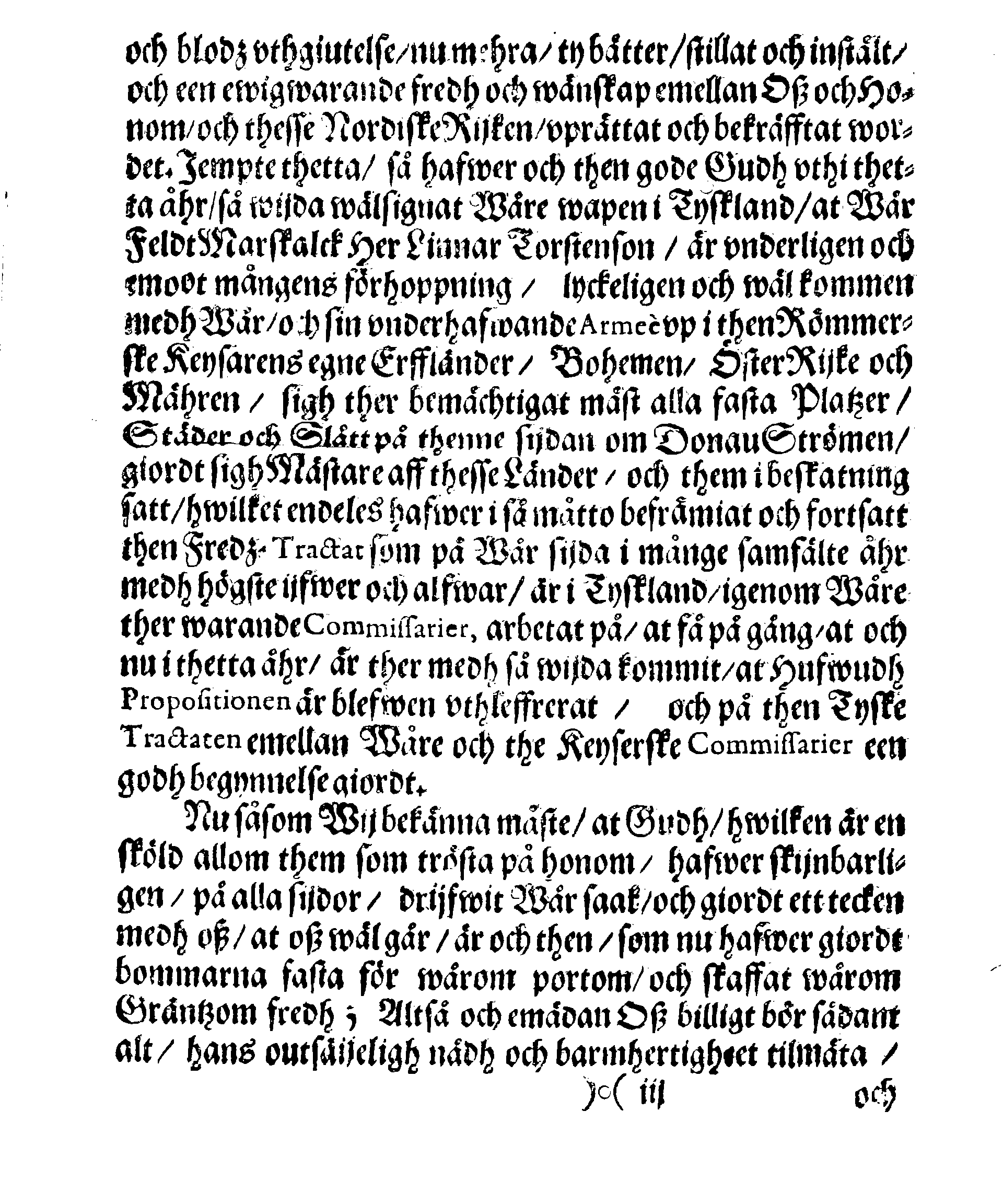 Kongl. May:tz PLACAT Om een Allmen Solen Tacksäyelse- och Bönedagh, som påbuden är uthi innewarande Åhr, öfwer hela Swerige, Storförstendömmet Finland, Estland, Lijff- och Ingermanland begås och hållas skal