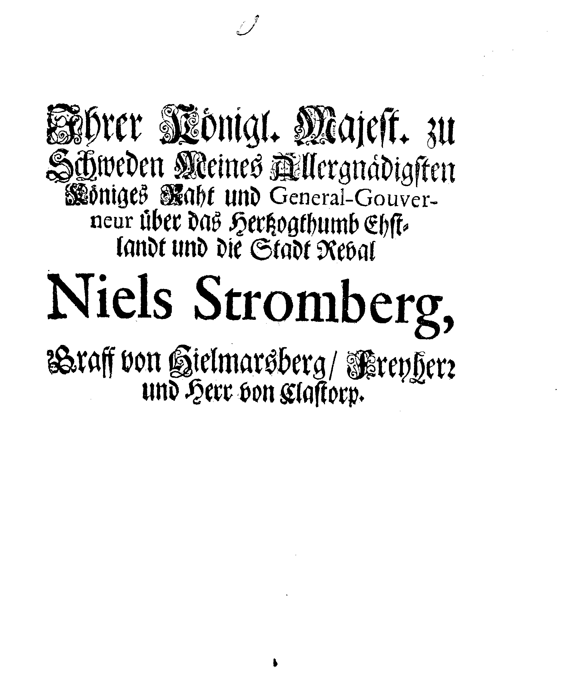 [Nils Strombergi korraldus]