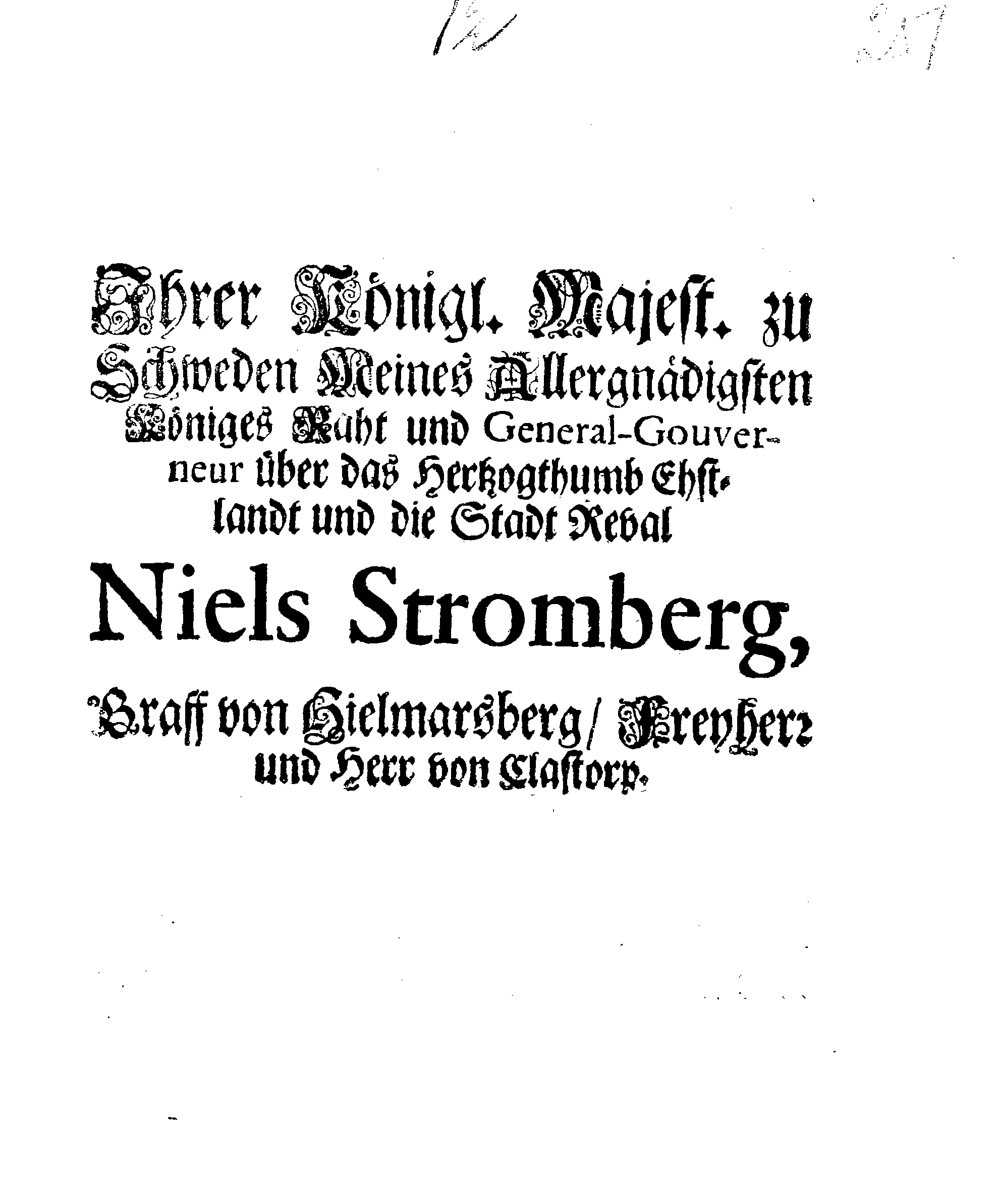 [Nils Strombergi korraldus]