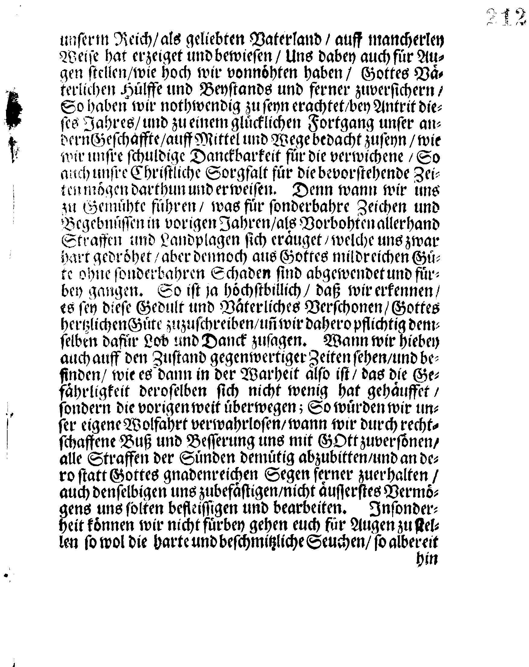Ihr Königl. Mayst. PLACAT, Wegen der Drey allgemeinen Solennen Danck-Fast- und Bet-Tage, welche in diesem gegenwertigen Jahre, über das gantze Reich Schweden, und in allen darunterliegenden Provincien, wie auch im Groß-Fürstenthumb Finland, sampt Ehst-Liff- und Ingermanland gehalten und gefeyret werden sollen
