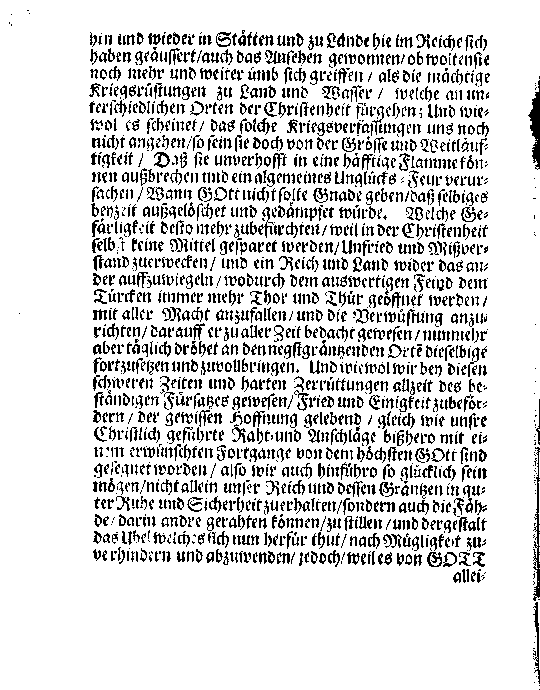 Ihr Königl. Mayst. PLACAT, Wegen der Drey allgemeinen Solennen Danck-Fast- und Bet-Tage, welche in diesem gegenwertigen Jahre, über das gantze Reich Schweden, und in allen darunterliegenden Provincien, wie auch im Groß-Fürstenthumb Finland, sampt Ehst-Liff- und Ingermanland gehalten und gefeyret werden sollen