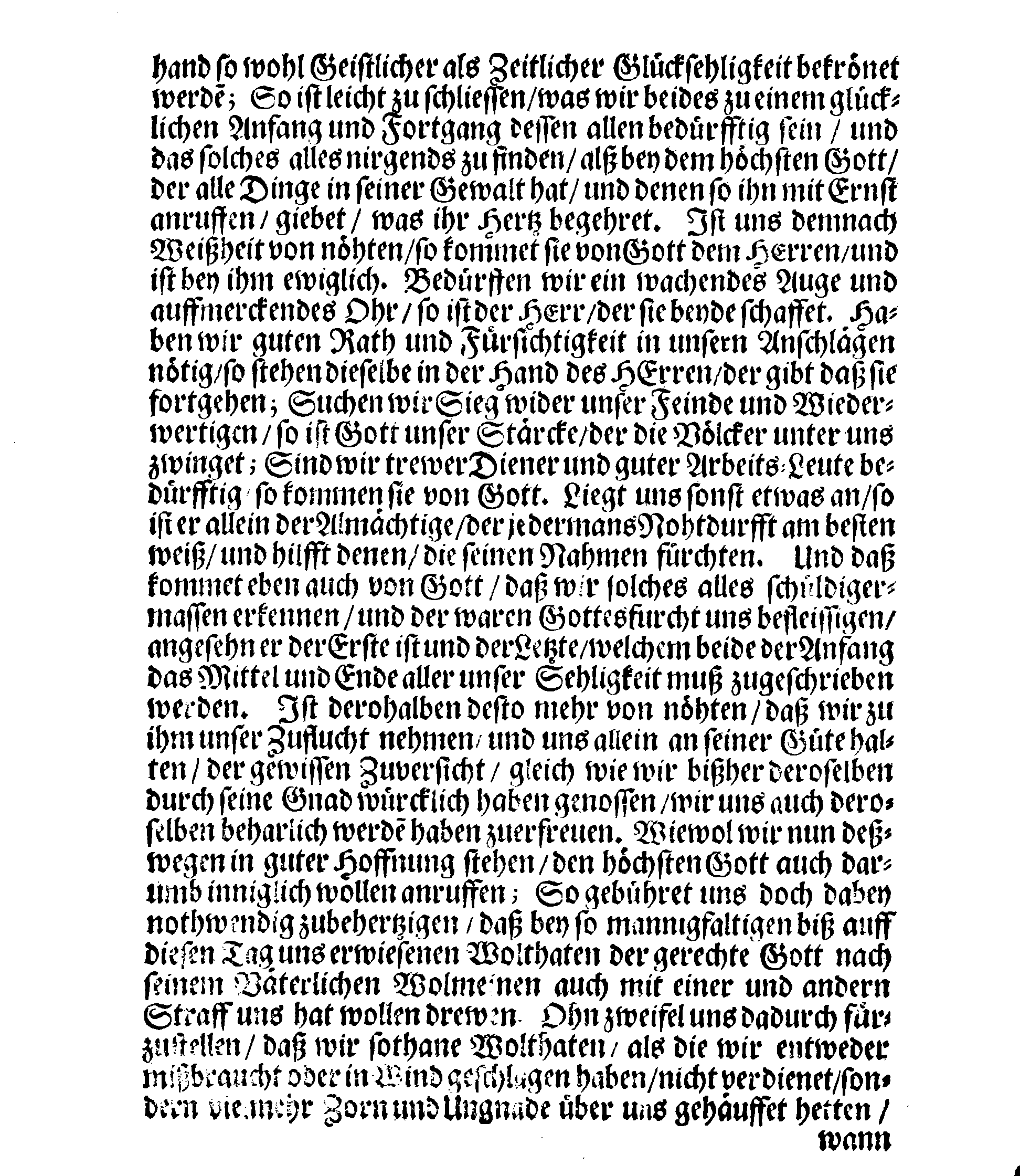Ihr Königl. Mayst. PLACAT, Von wegen Der drey Algemeinen Solennen Danck-Fast- und Bettage, so in dem jetztwehrenden Jahr durch gantz Schweden und darunter liegenden Provincien, wie auch durch das Groß-Fürstenthumb Finland, sampt Ehst-Liff- und Ingermanland sollen gehalten und gefeiret werden