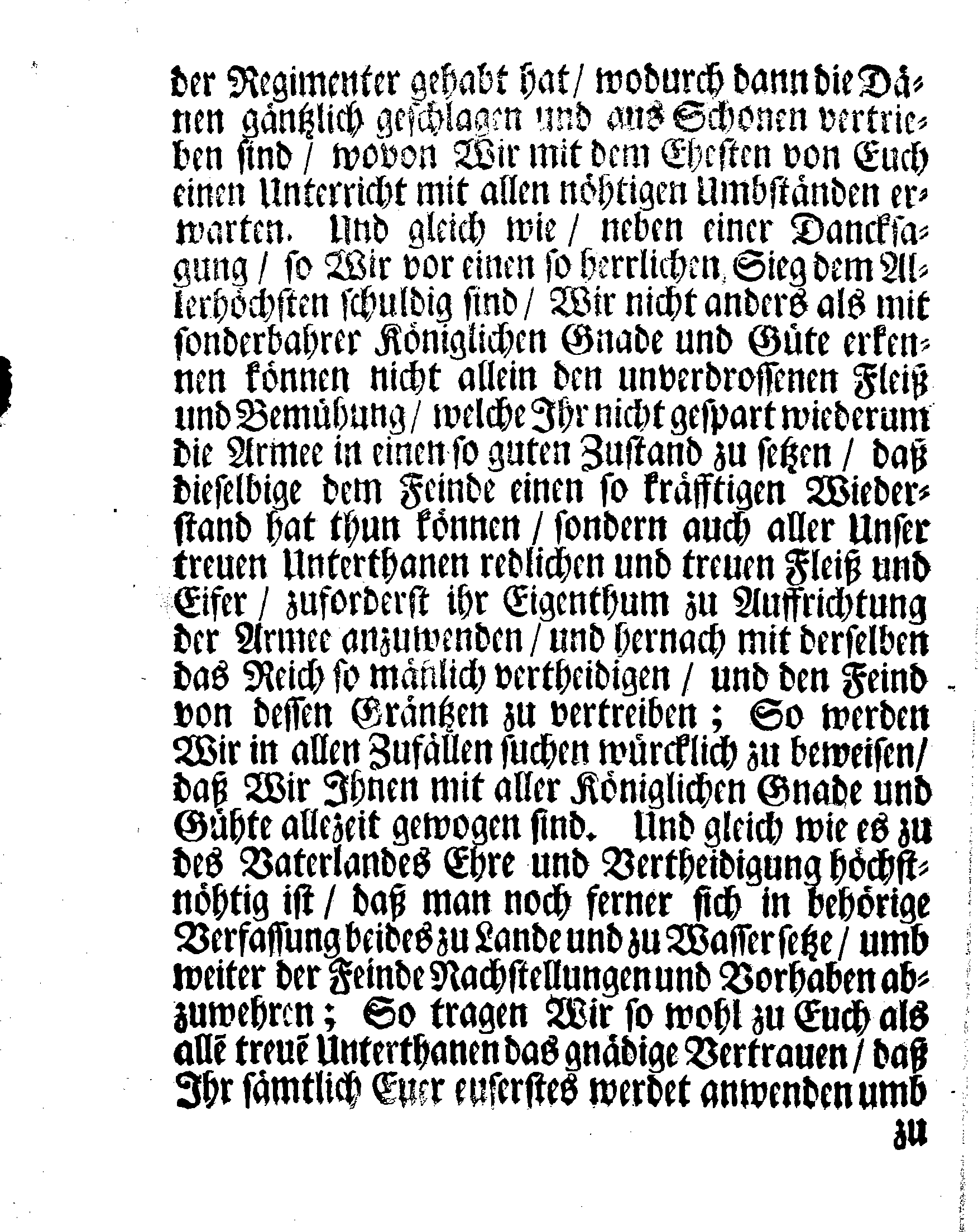 [Kuningas Karl XII pöördumine riiginõukogu poole]