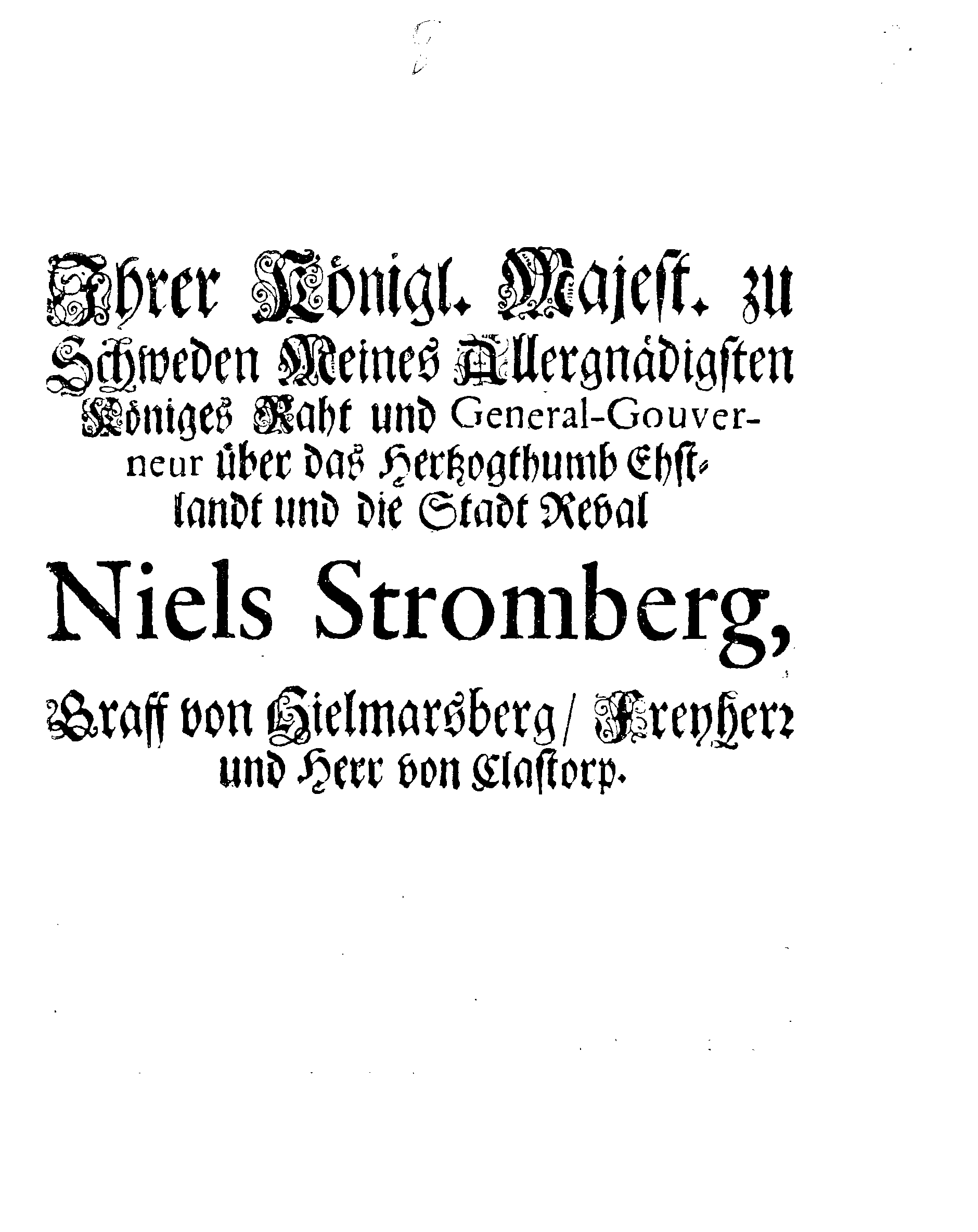 [Nils Strombergi korraldus]