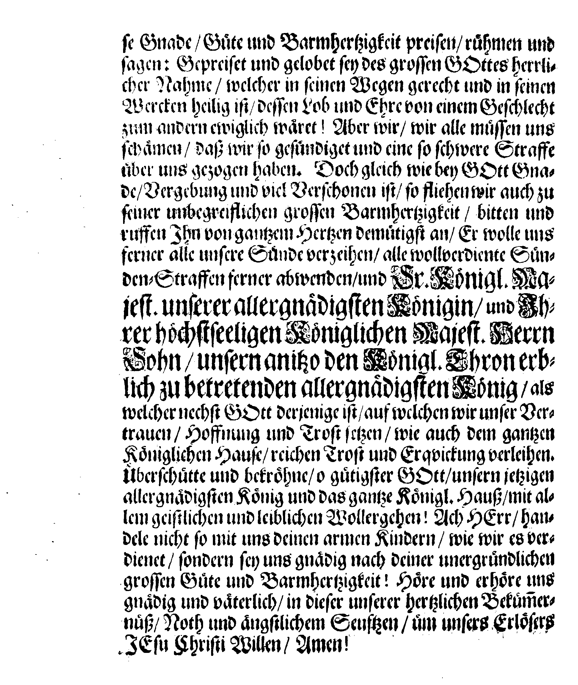 Dancksagungs FORMULAR