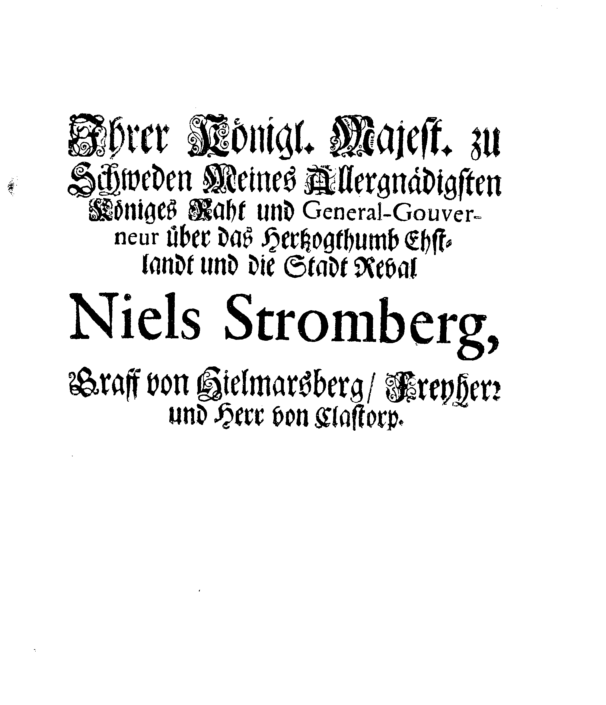 [Nils Strombergi korraldus]