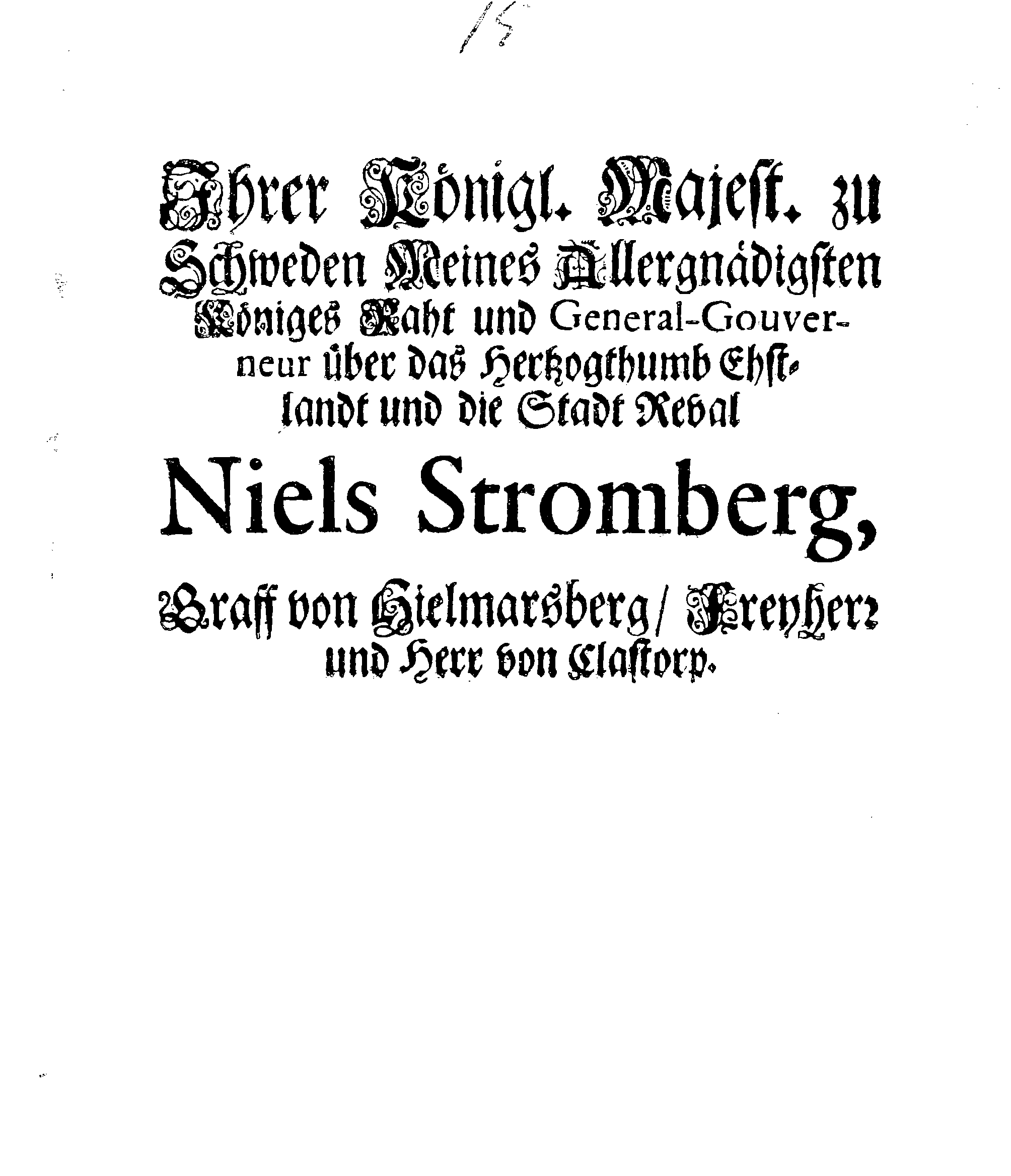 [Nils Strombergi korraldus]