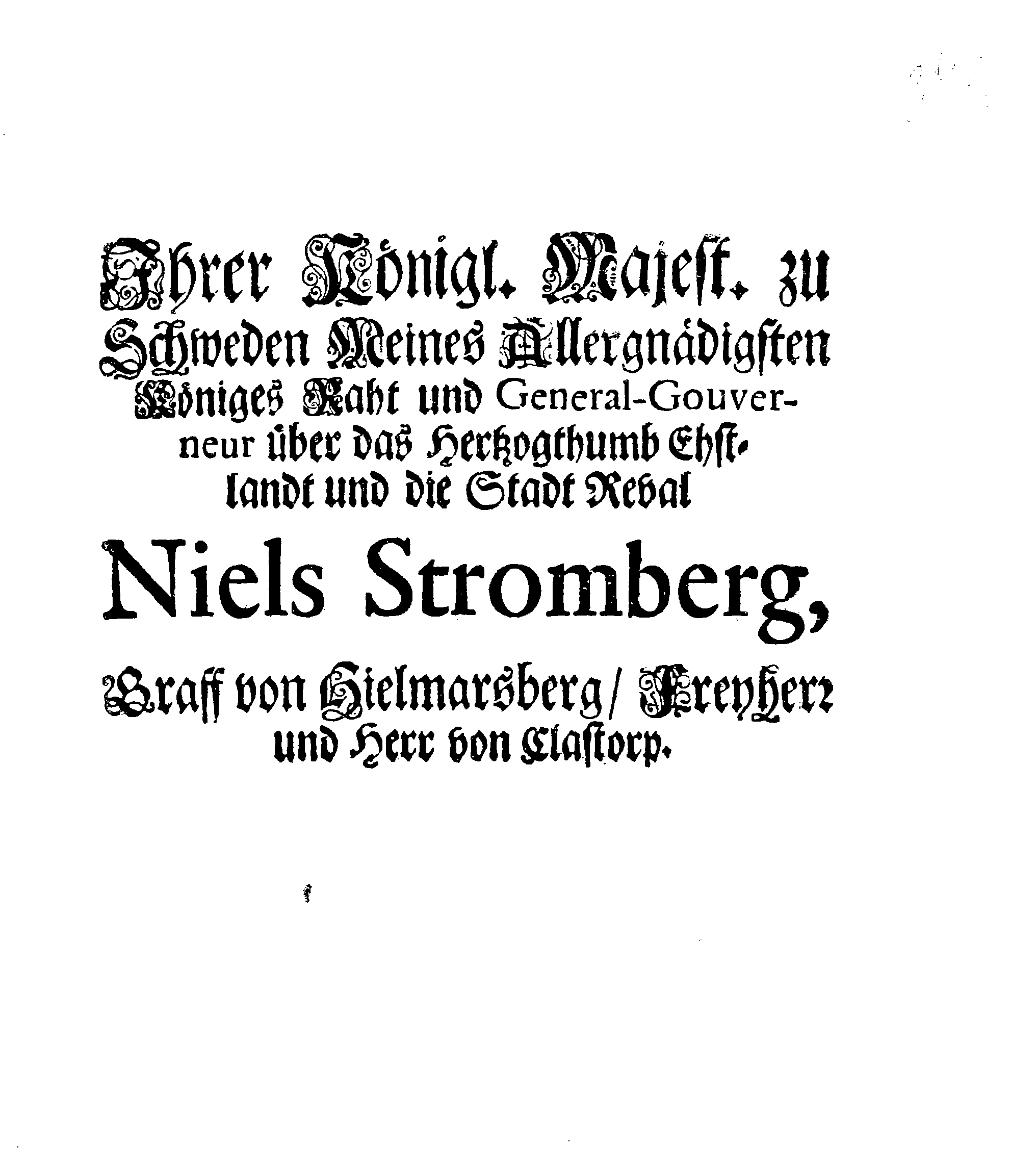 [Nils Strombergi korraldus]