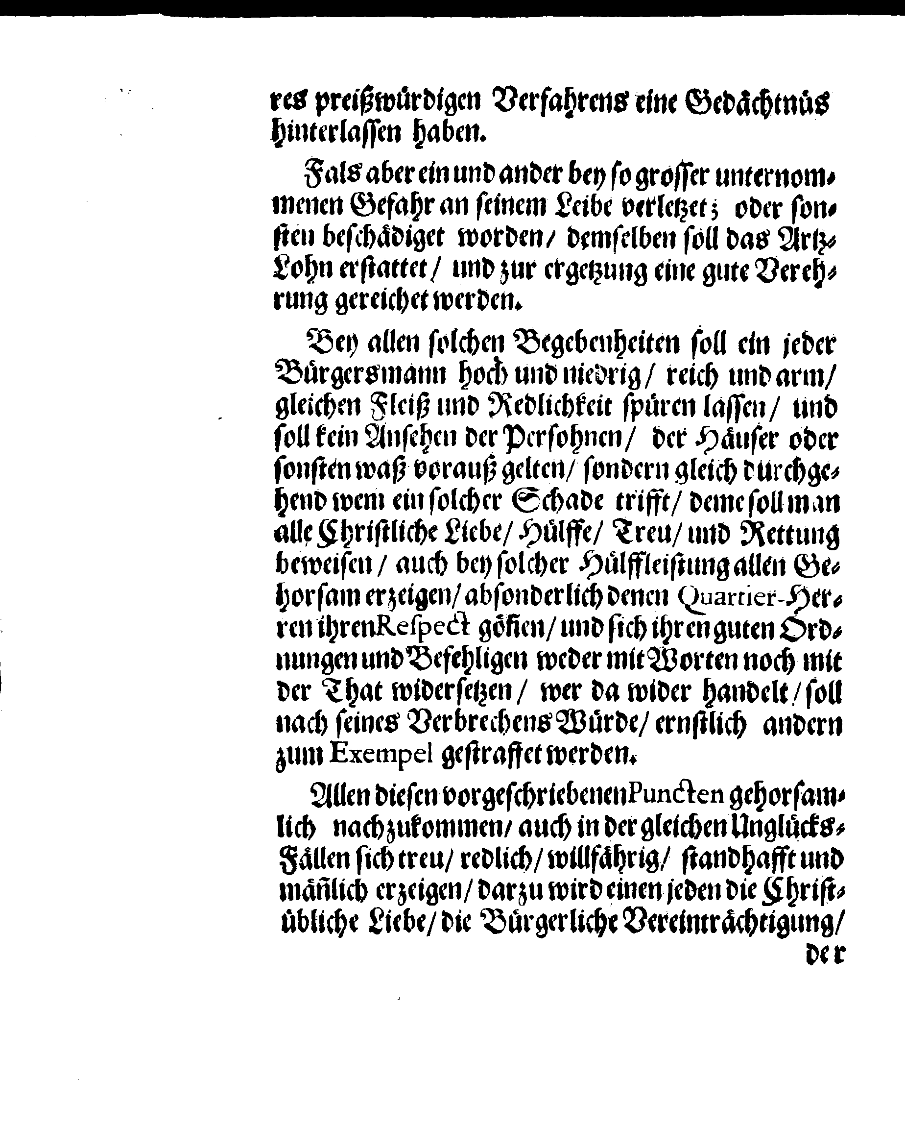 Der Königlichen Stadt REVAL Feur-Ordnung