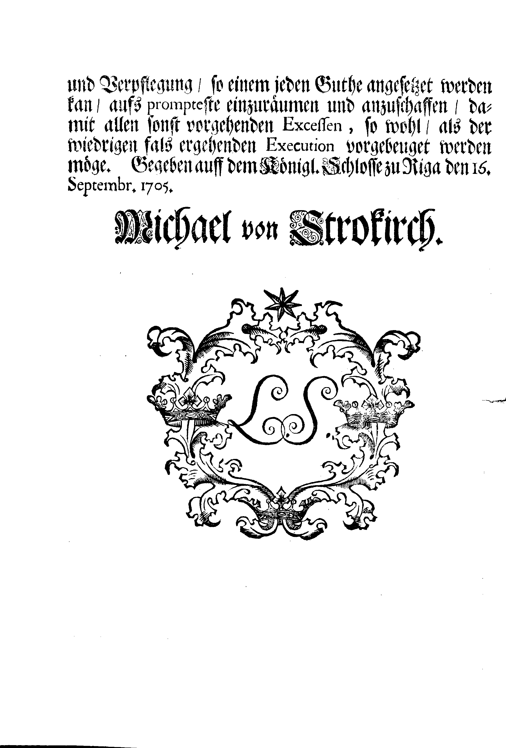 [Michael von Strokirchi korraldus]