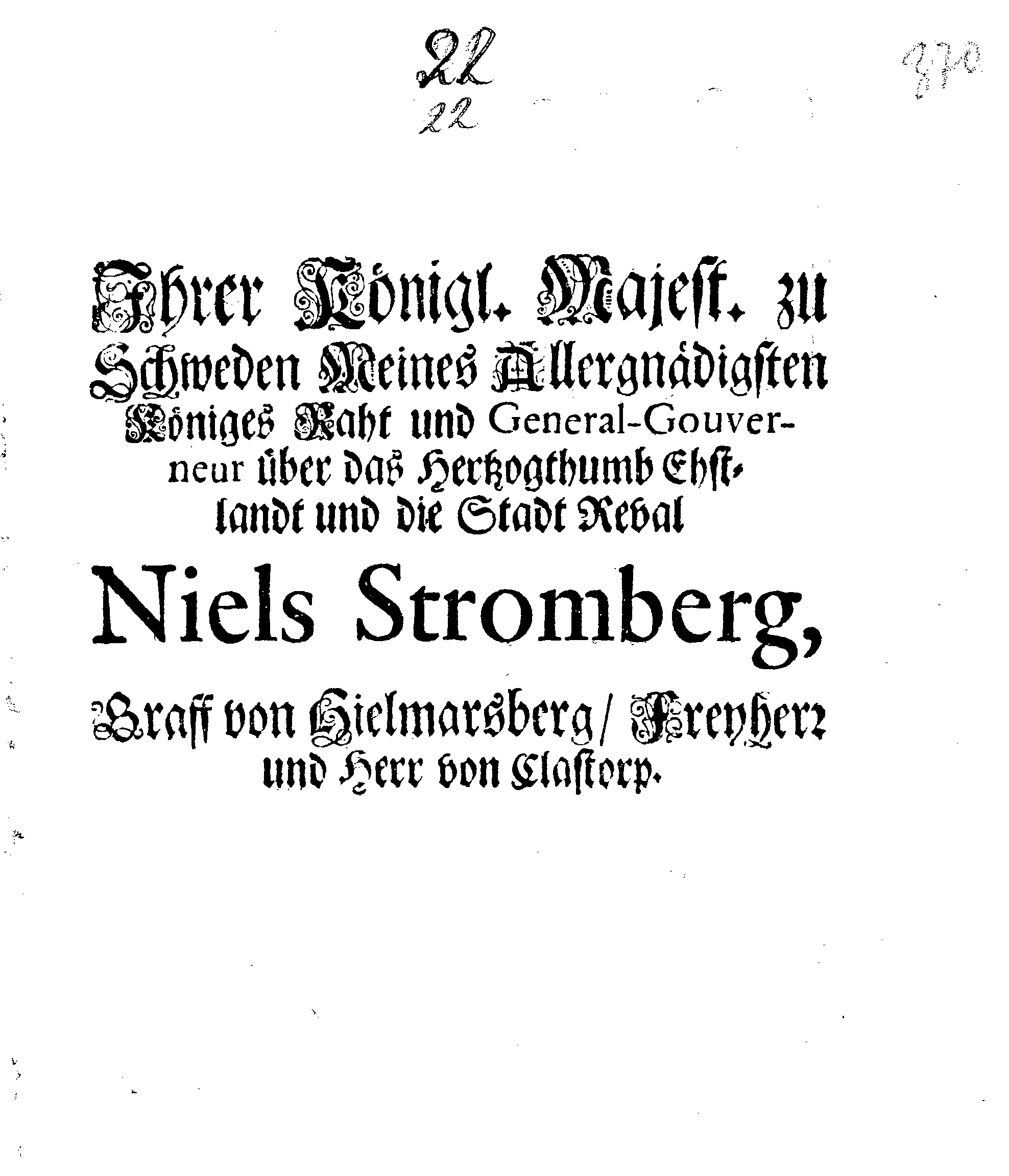 [Nils Strombergi korraldus]
