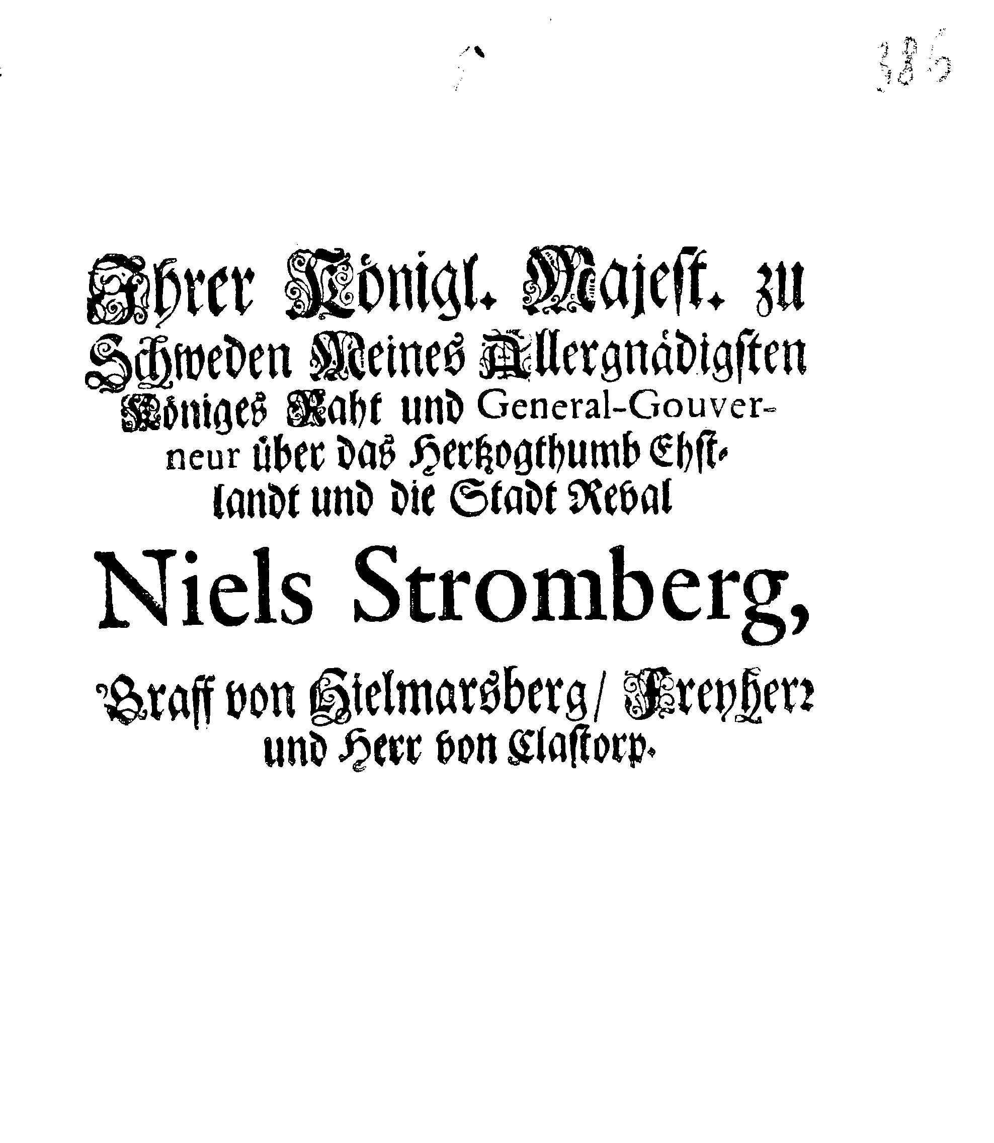 [Nils Strombergi korraldus]