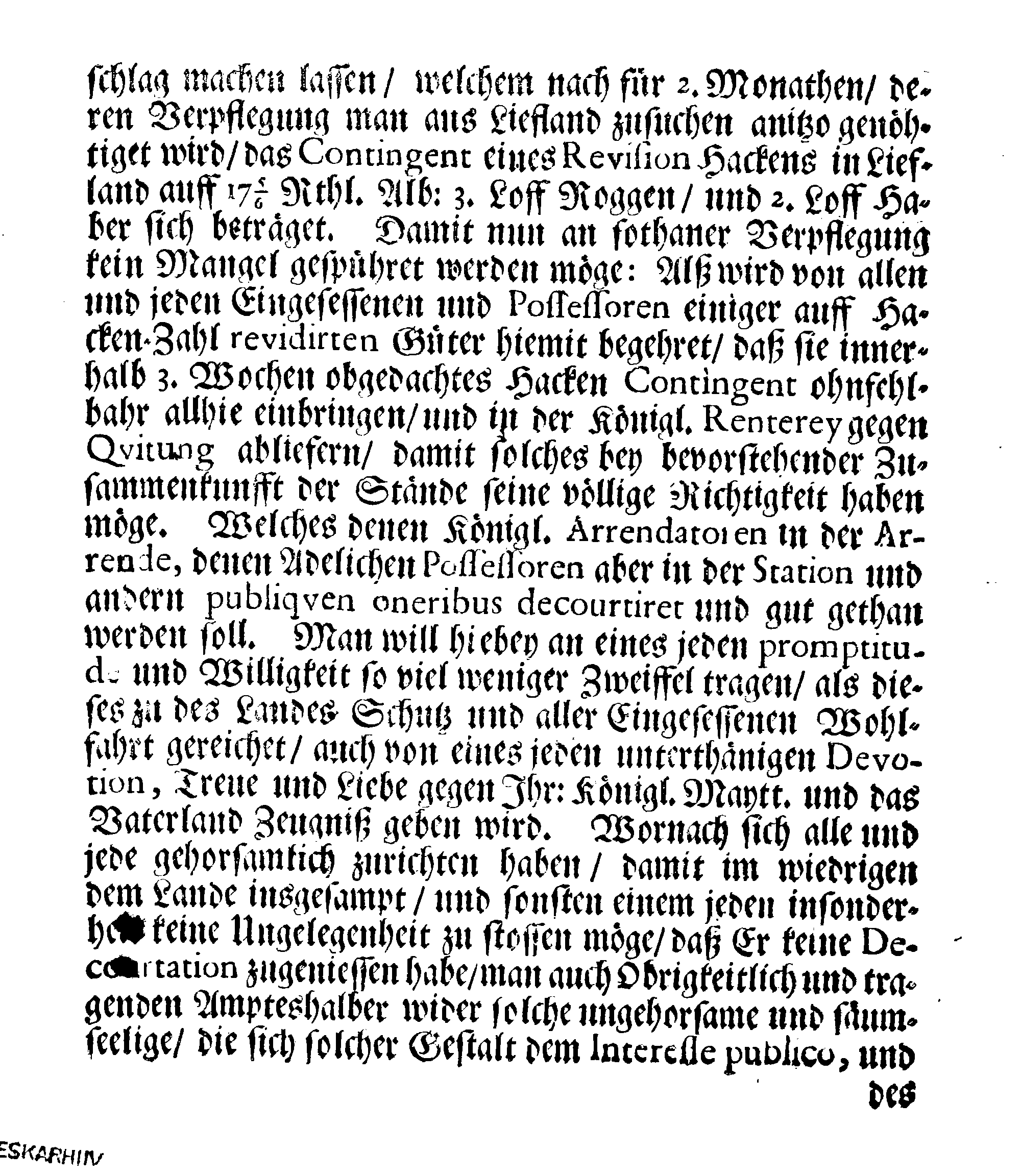 [Erik Dahlberghi korraldus]