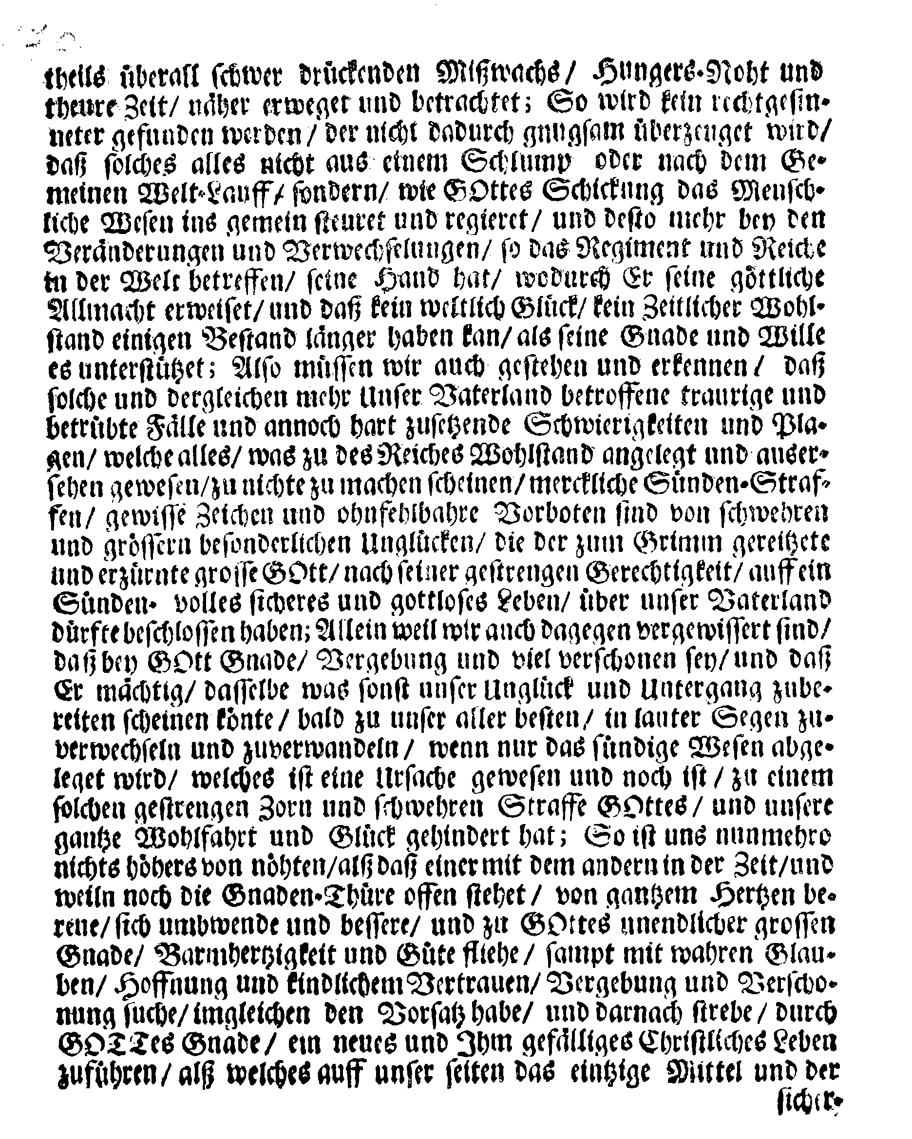 Ihrer Königl. Maytt: PLACAT Wegen Vier allgemeiner, Solennen, Danck-Fast-Buß- und Beht-Tage, die über das gantze Reich Schweden, dem Groß-Fürstenthumb Finland und alle der Krohn Schweden gehörige und unterliegende Fürstenthümer, Länder und Herrschafften feyerlich gehalten und begangen werden sollen, in gegenwärtigen 1698. Jahre