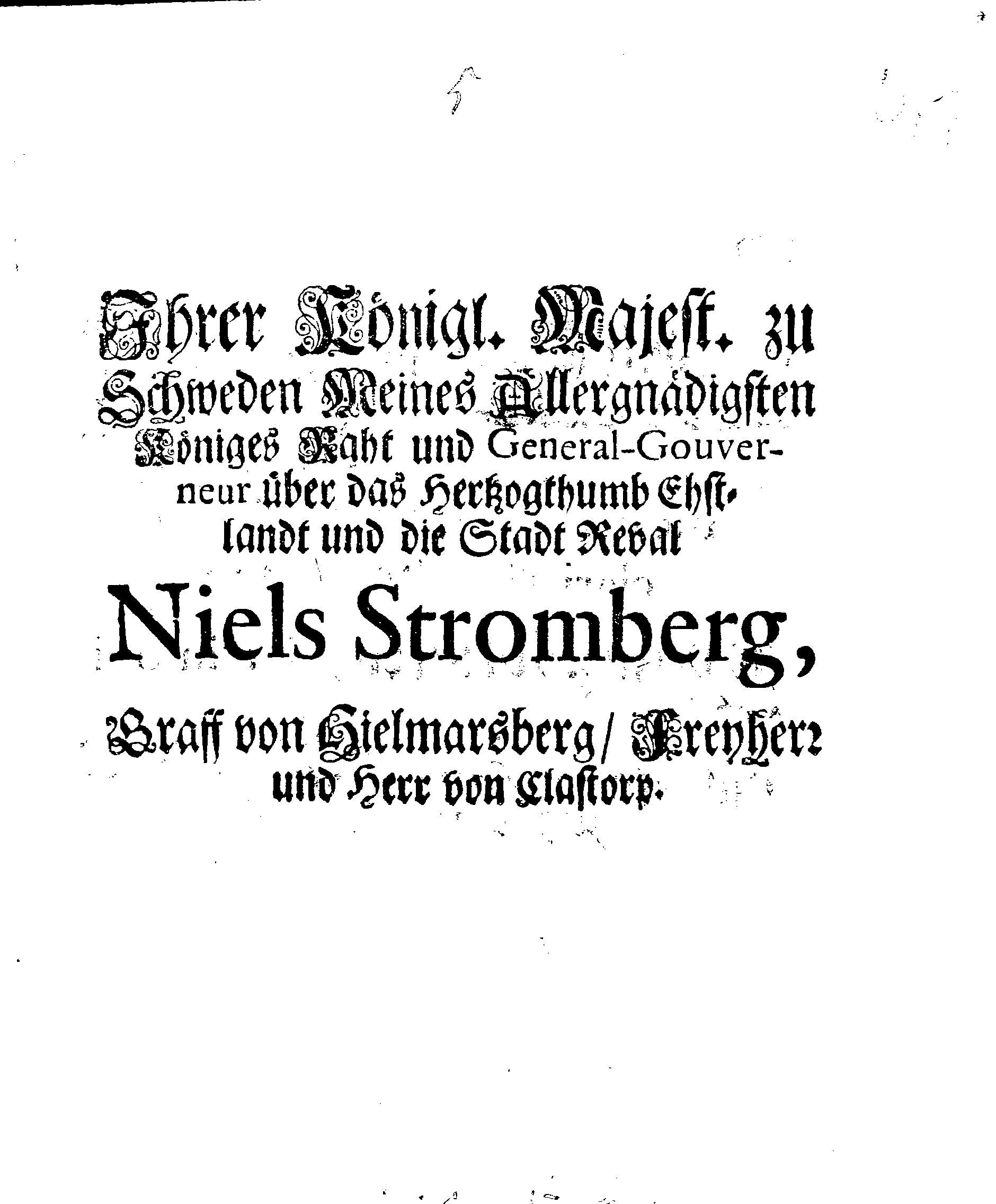 [Nils Strombergi korraldus]