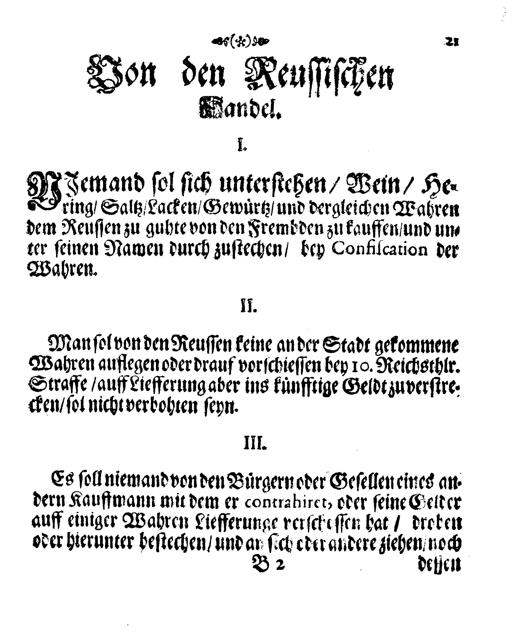 Ihrer Königl. Majest. Neu vermehrte und confirmirte Wette-Ordnung Dero Stadt Riga