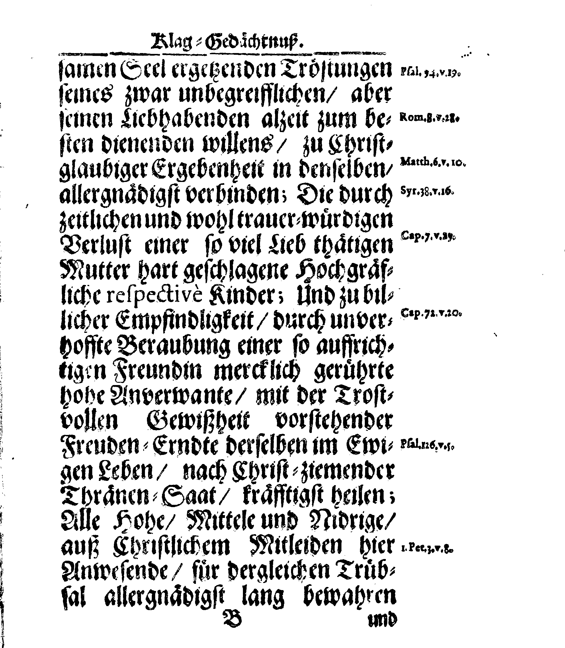 Christ-Gebürliche Klag-Trost- und Ehren-Gedächtniß Der Weyland Hochgebohrnen Gräffin und Frauen, Frauen ANNAE MARGARETHAE WRANGELIN, Gebohren von Haugwitz, Des Höchstgebohren Graffen und Herrn, Herrn CARL-GUSTAV-WRANGELS, … Frau Gemahlin.