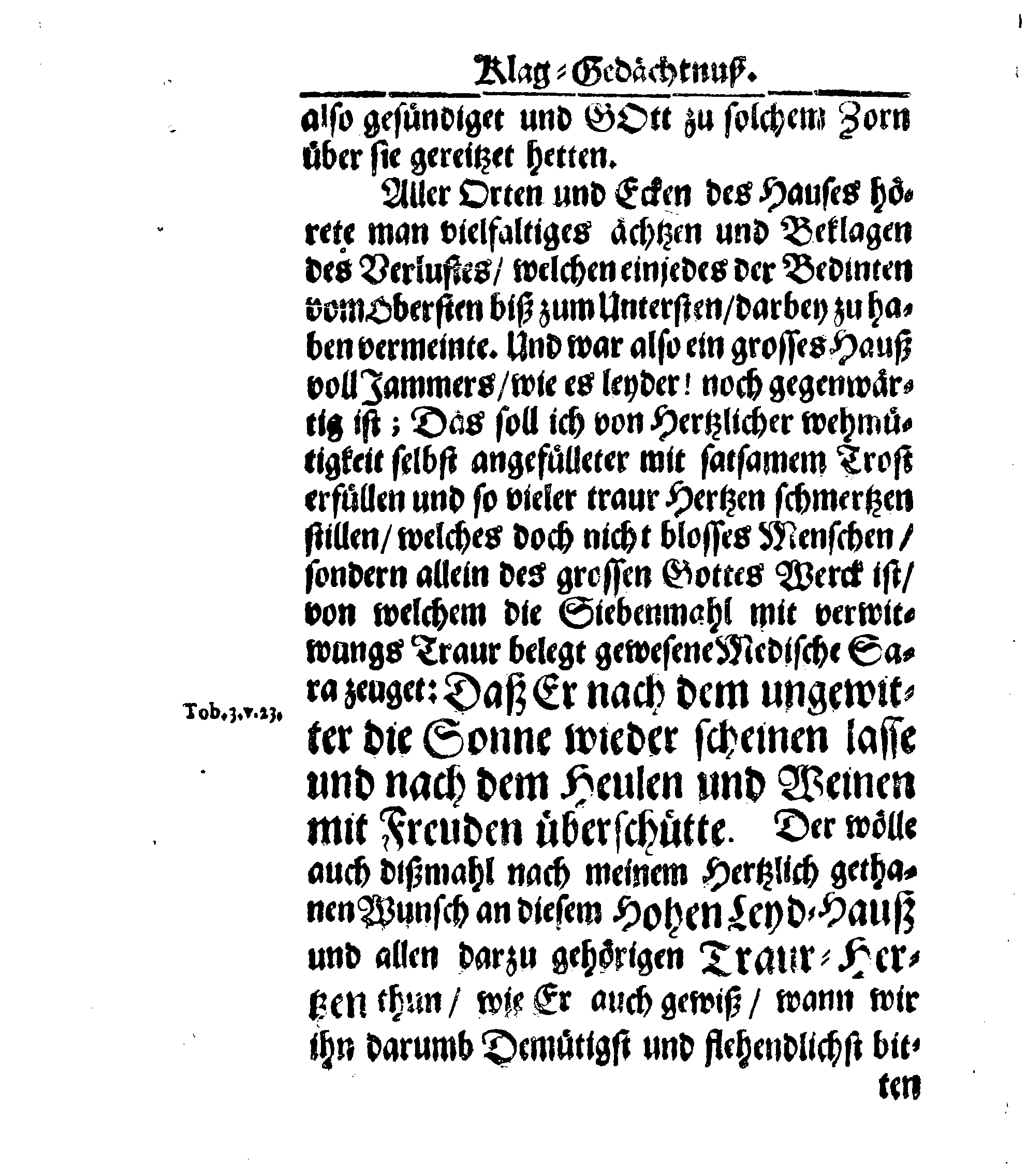 Christ-Gebürliche Klag-Trost- und Ehren-Gedächtniß Der Weyland Hochgebohrnen Gräffin und Frauen, Frauen ANNAE MARGARETHAE WRANGELIN, Gebohren von Haugwitz, Des Höchstgebohren Graffen und Herrn, Herrn CARL-GUSTAV-WRANGELS, … Frau Gemahlin.