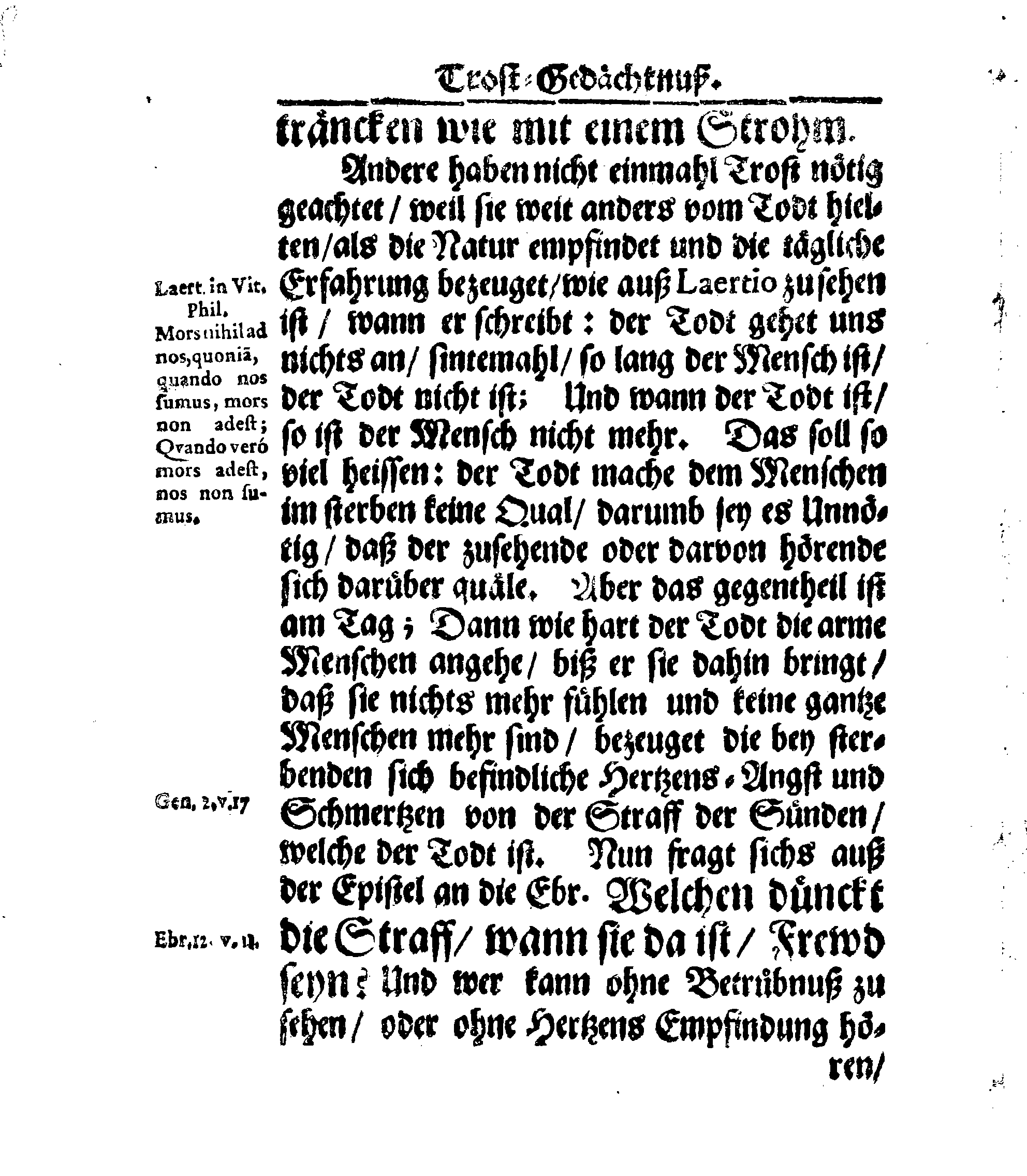 Christ-Gebürliche Klag-Trost- und Ehren-Gedächtniß Der Weyland Hochgebohrnen Gräffin und Frauen, Frauen ANNAE MARGARETHAE WRANGELIN, Gebohren von Haugwitz, Des Höchstgebohren Graffen und Herrn, Herrn CARL-GUSTAV-WRANGELS, … Frau Gemahlin.