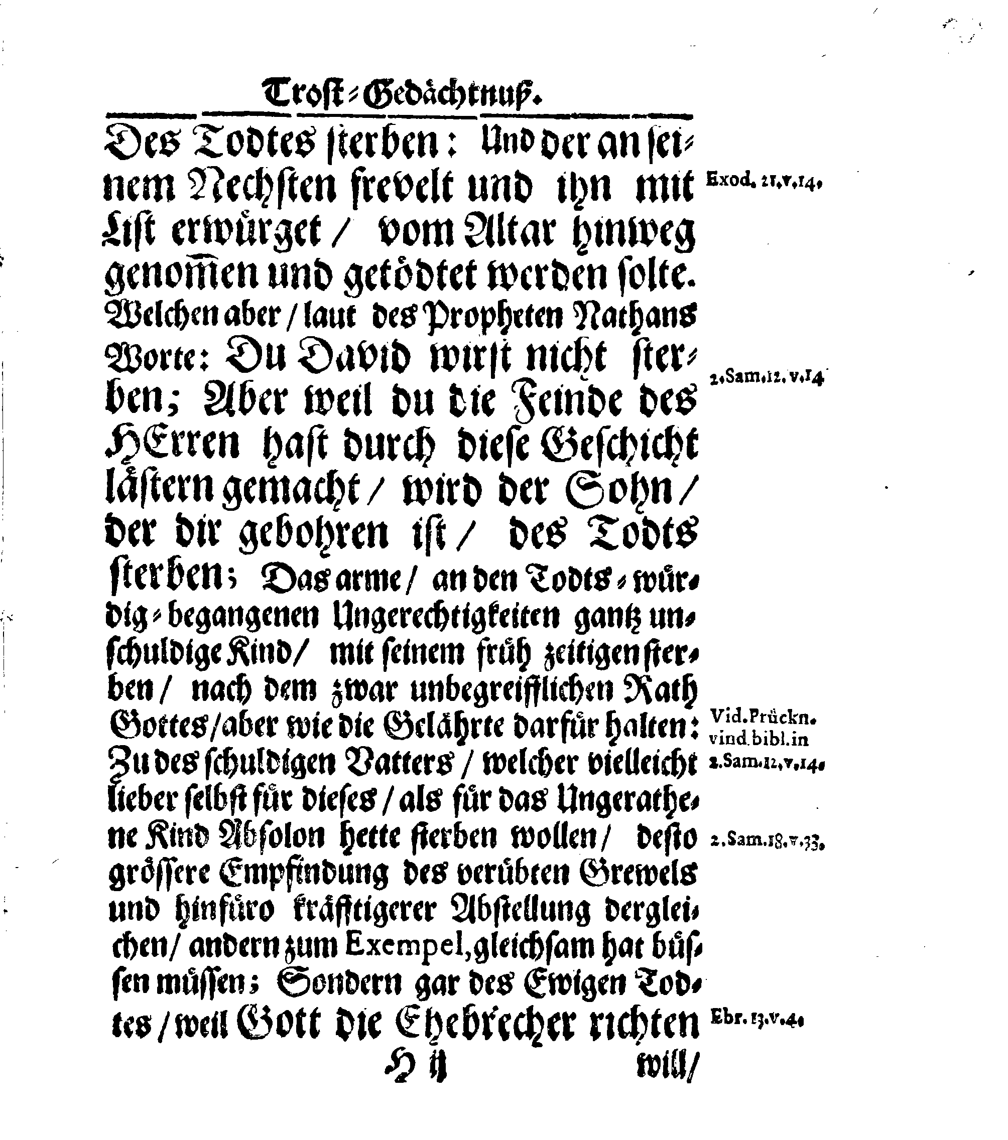 Christ-Gebürliche Klag-Trost- und Ehren-Gedächtniß Der Weyland Hochgebohrnen Gräffin und Frauen, Frauen ANNAE MARGARETHAE WRANGELIN, Gebohren von Haugwitz, Des Höchstgebohren Graffen und Herrn, Herrn CARL-GUSTAV-WRANGELS, … Frau Gemahlin.